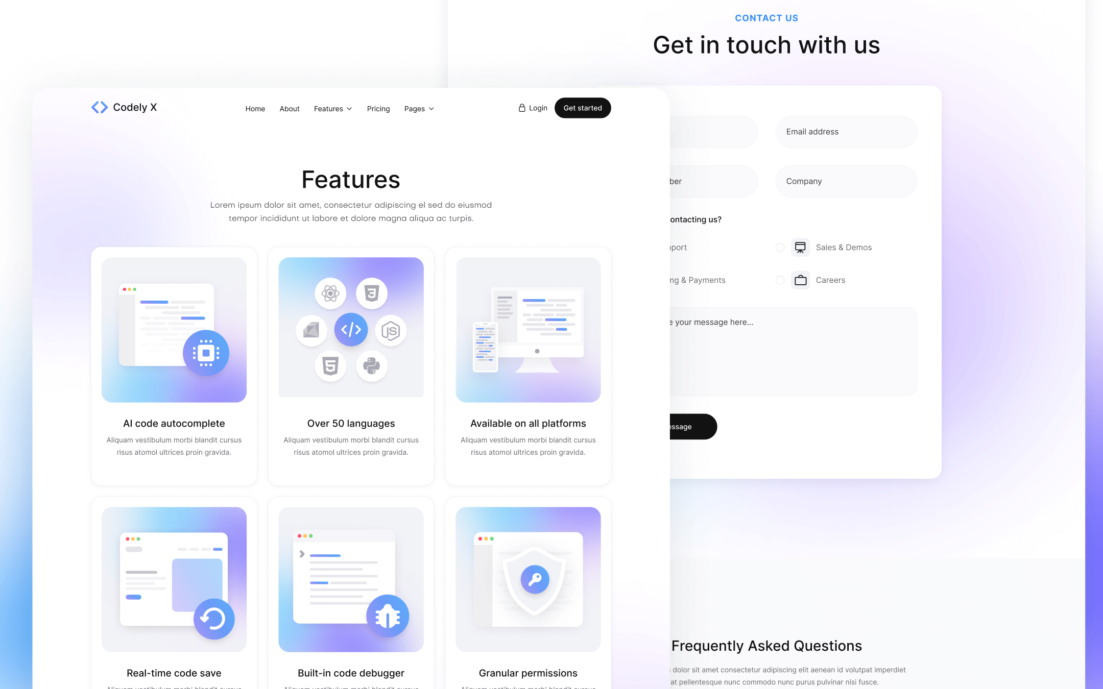 Codely X Template para Webflow