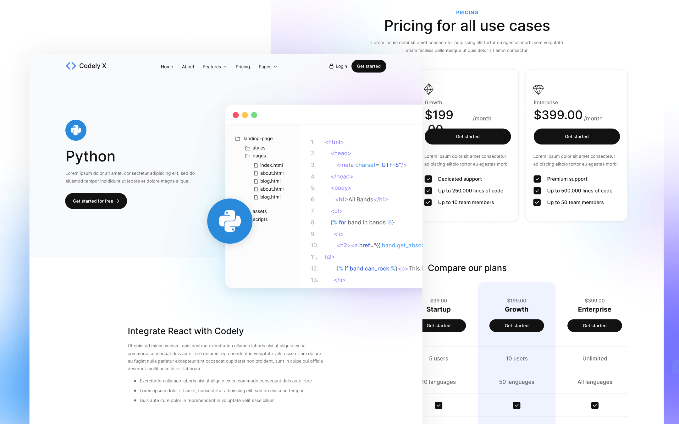 Codely X Template para Webflow
