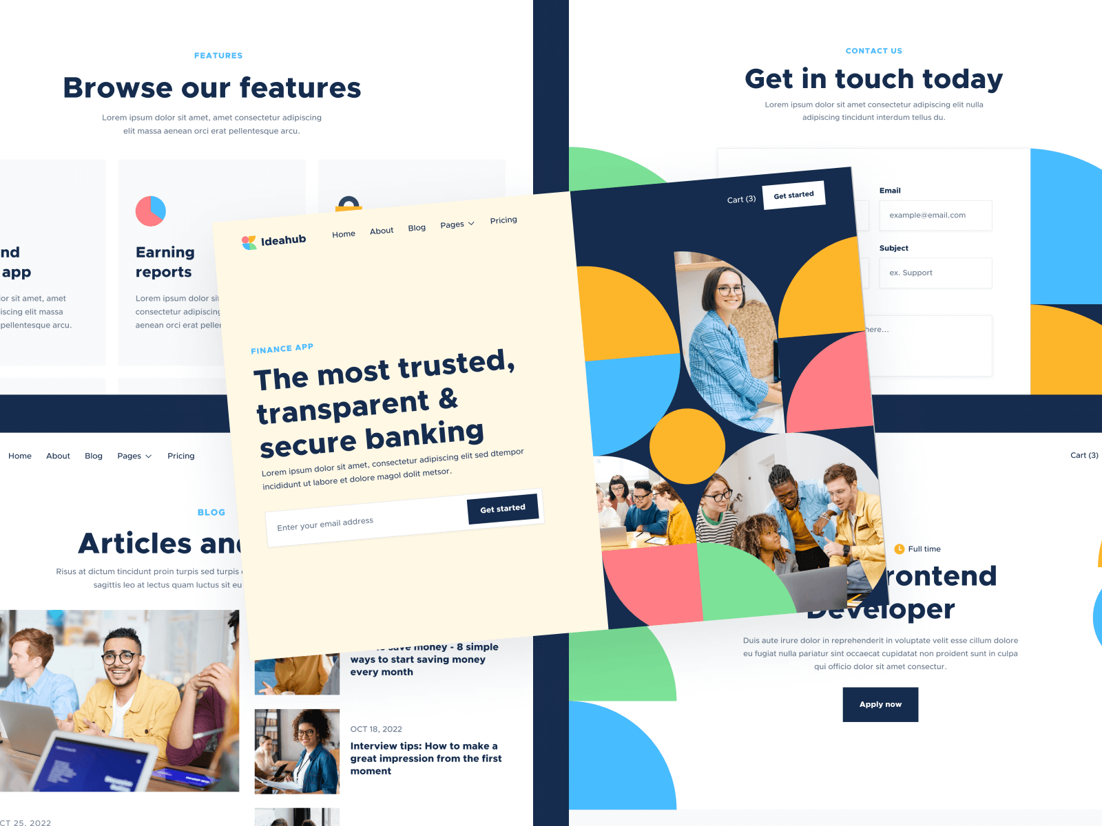 Plantilla de Empresa de Finanzas para Webflow