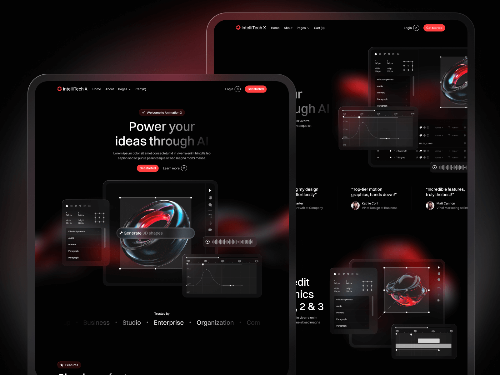 Plantilla de Startup de Inteligencia Artificial para Webflow