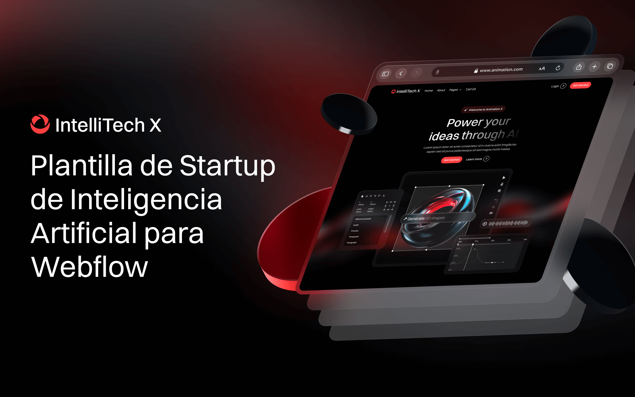 Plantilla de Startup de Inteligencia Artificial para Webflow