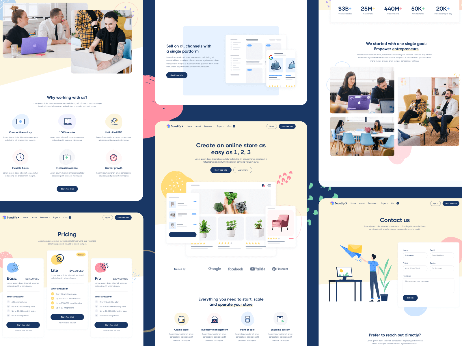 Plantilla para Webflow de Empresa SaaS