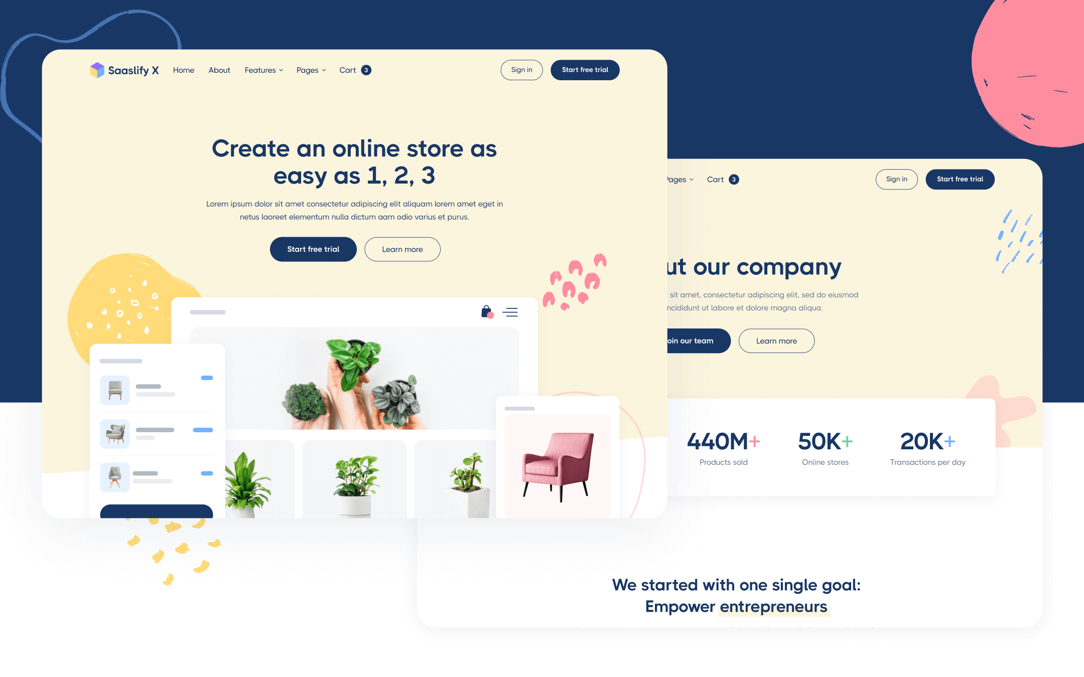 Plantilla de Empresa SaaS para Webflow