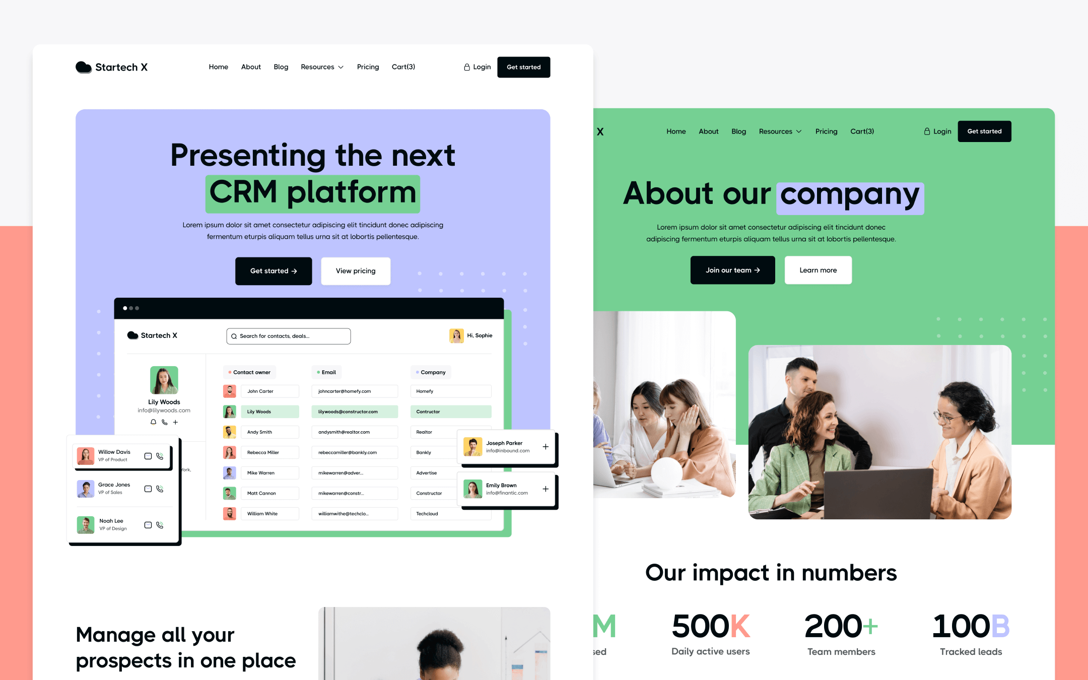 Startech X Template para Webflow