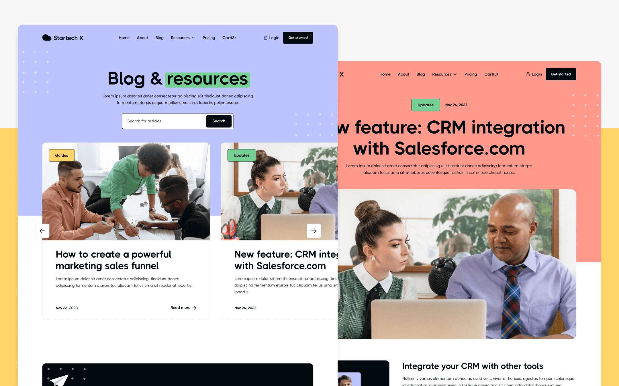 Startech X Template para Webflow