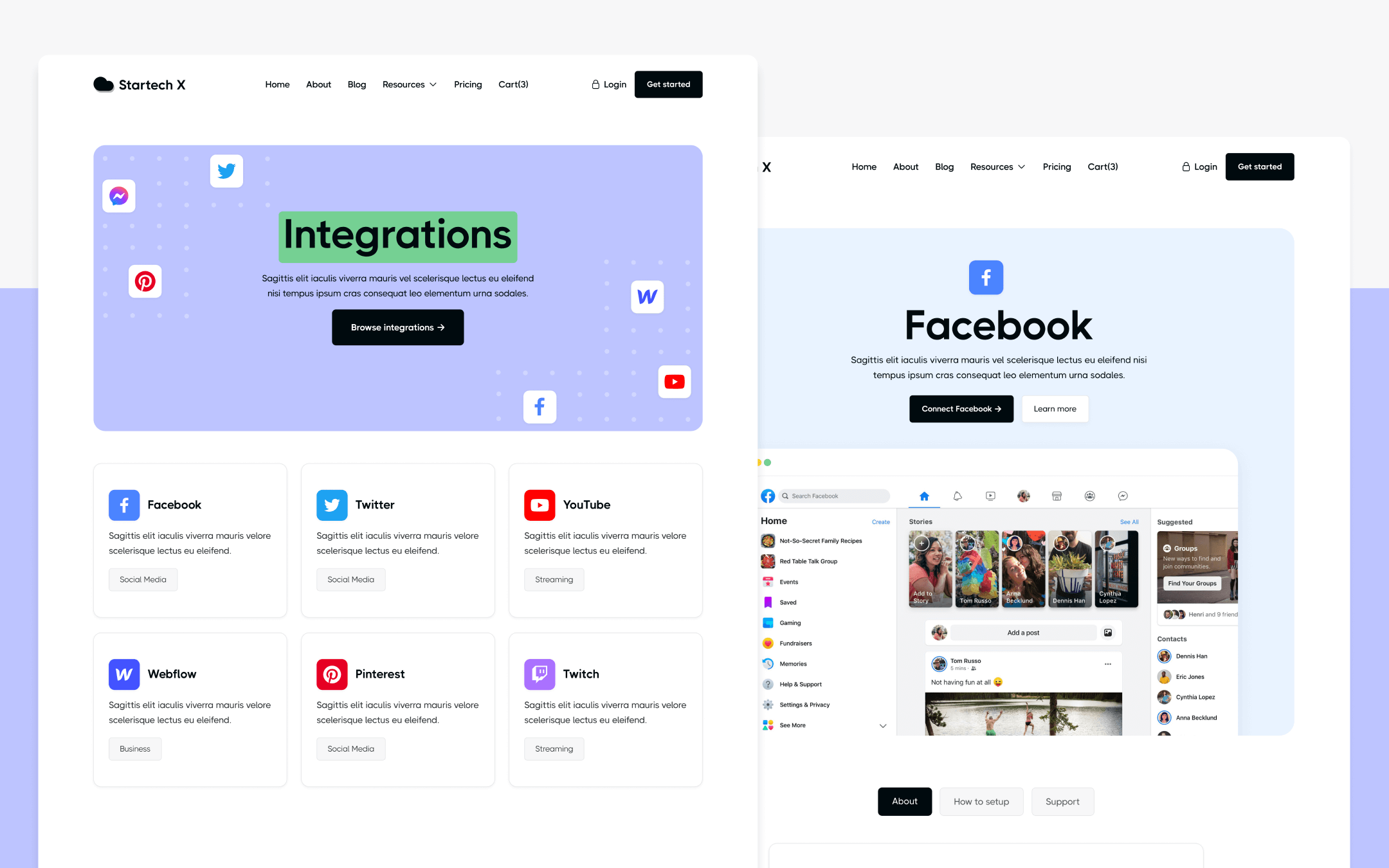 Startech X Template para Webflow
