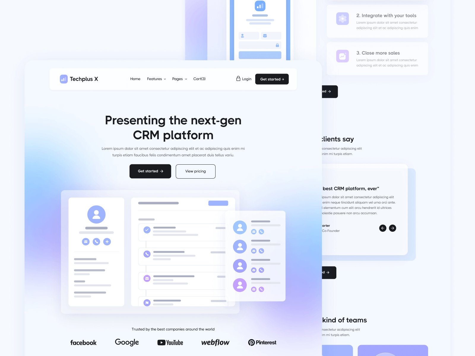Plantilla de Startup de Tecnología para Webflow