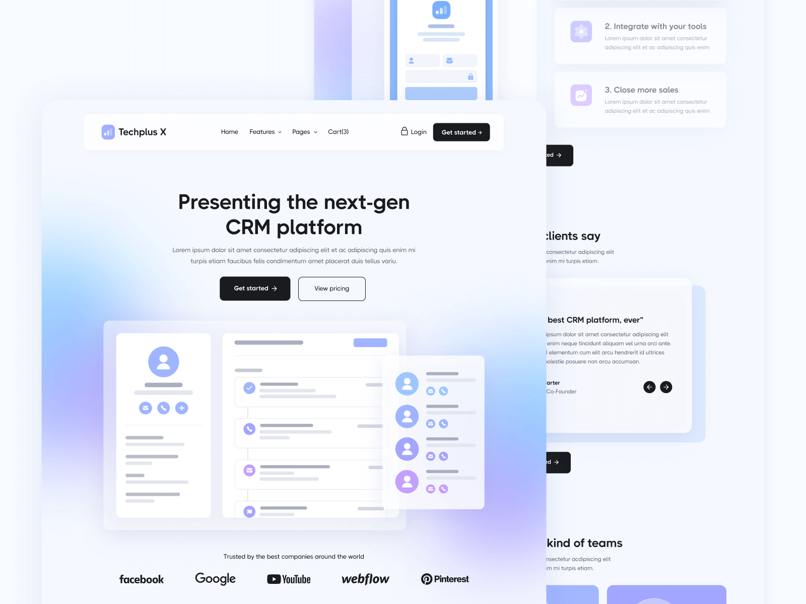 Template de Empresa Tech para Webflow