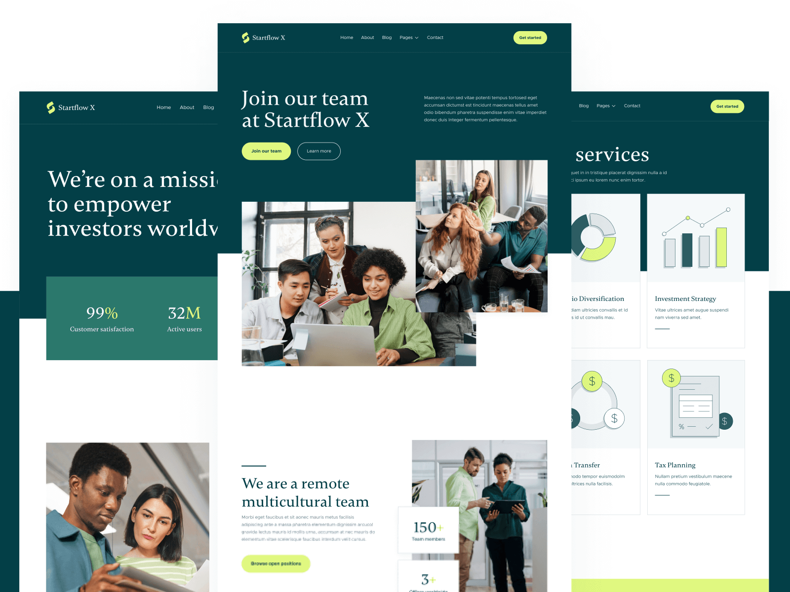 Template de Emprendimiento para Webflow