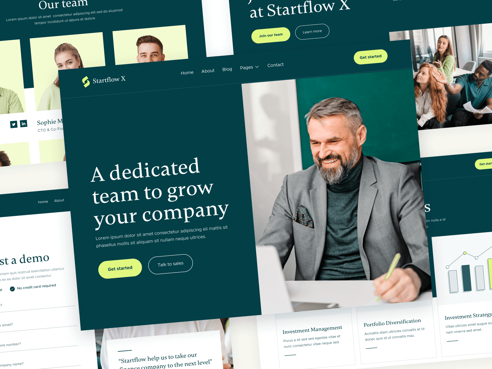Plantilla de Emprendimiento para Webflow