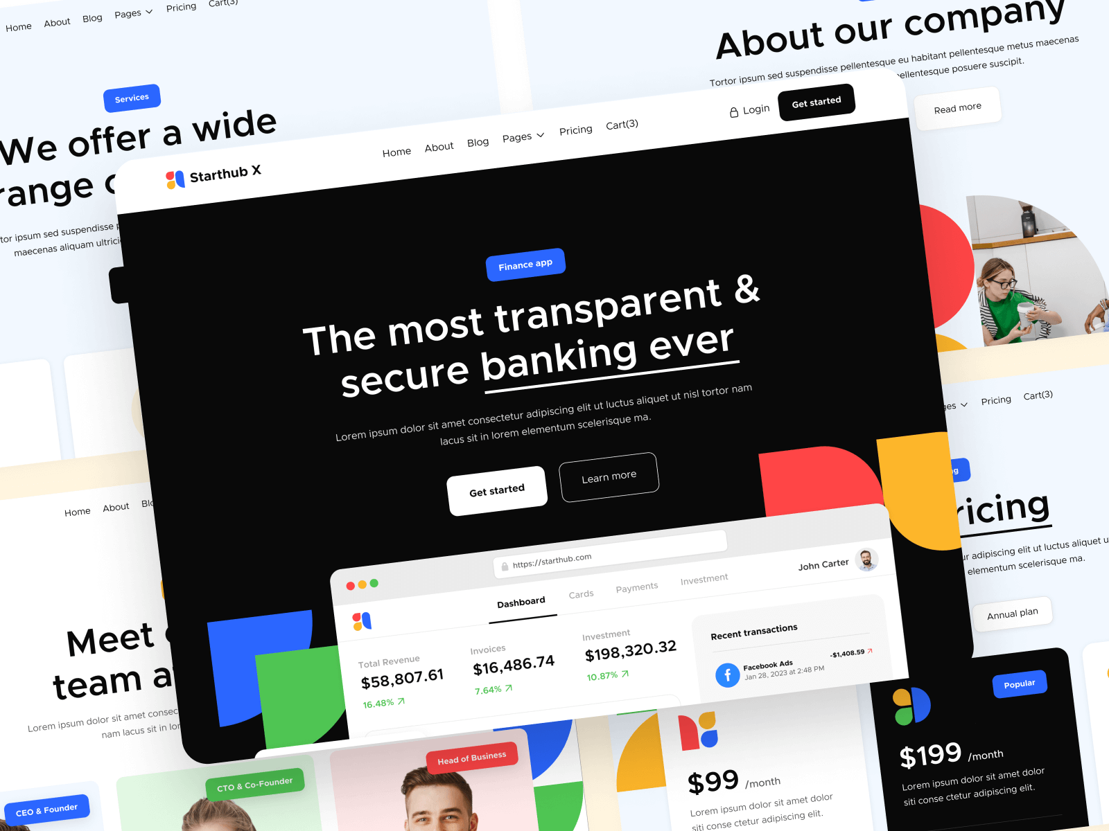 Plantilla de Startup de Tecnología para Webflow