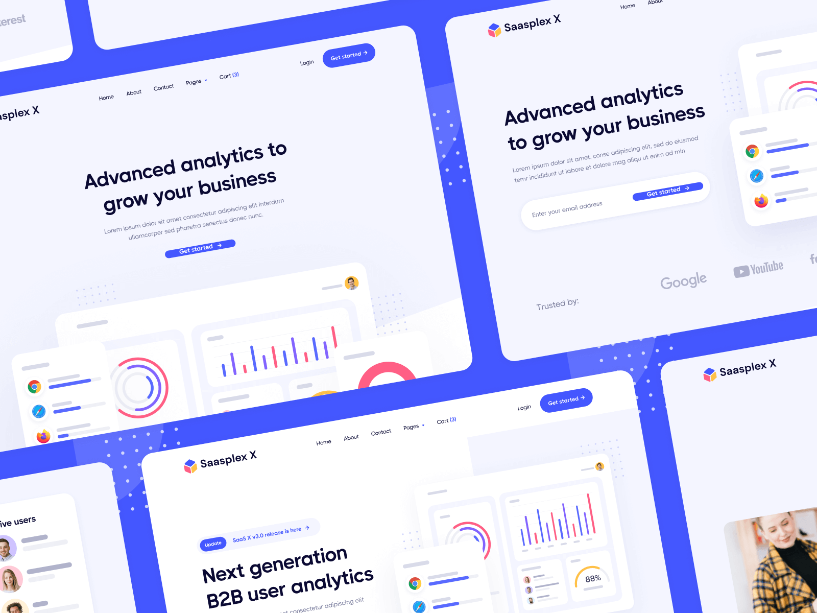 Plantilla de Empresa SaaS para Webflow