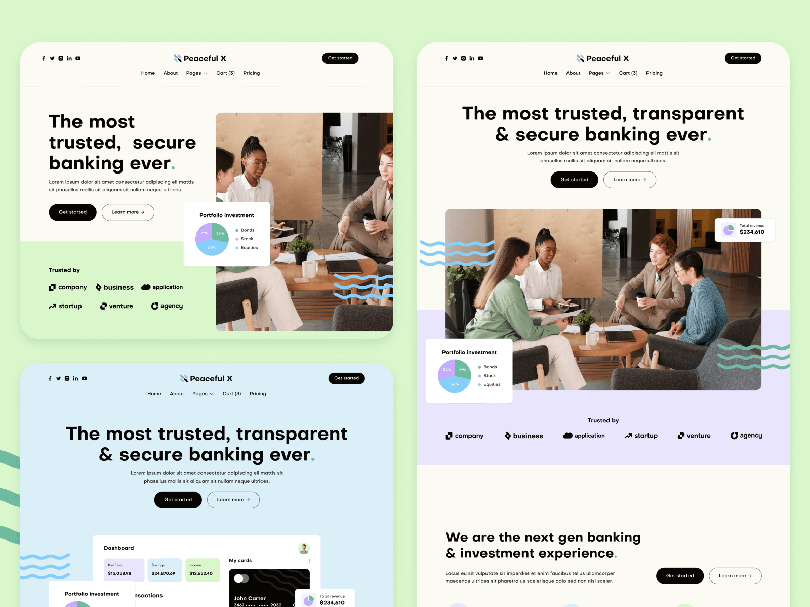 Plantilla para Webflow de Startup Simple