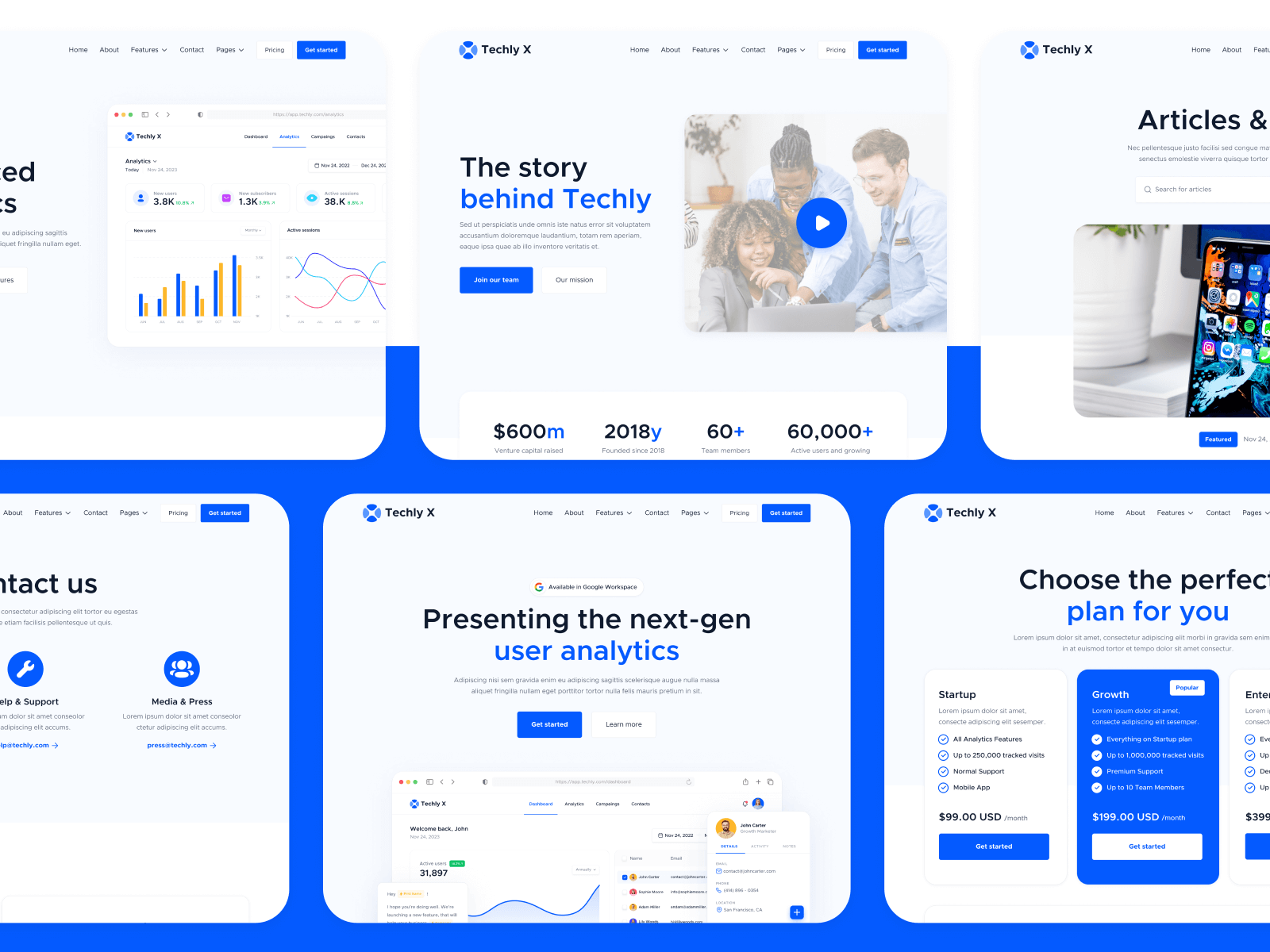 Plantilla de Empresa de Software para Webflow
