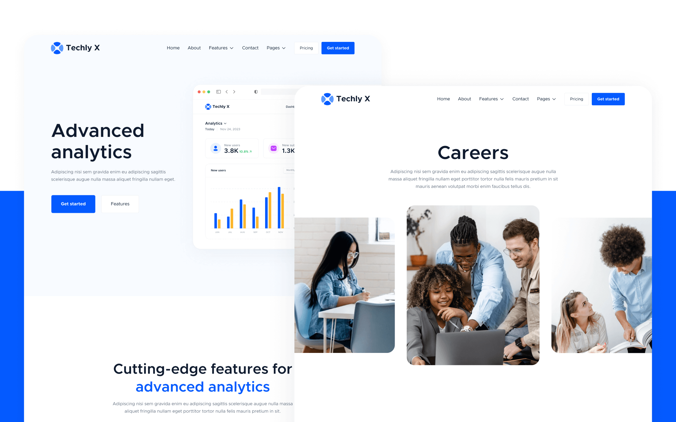 Techly X Template para Webflow