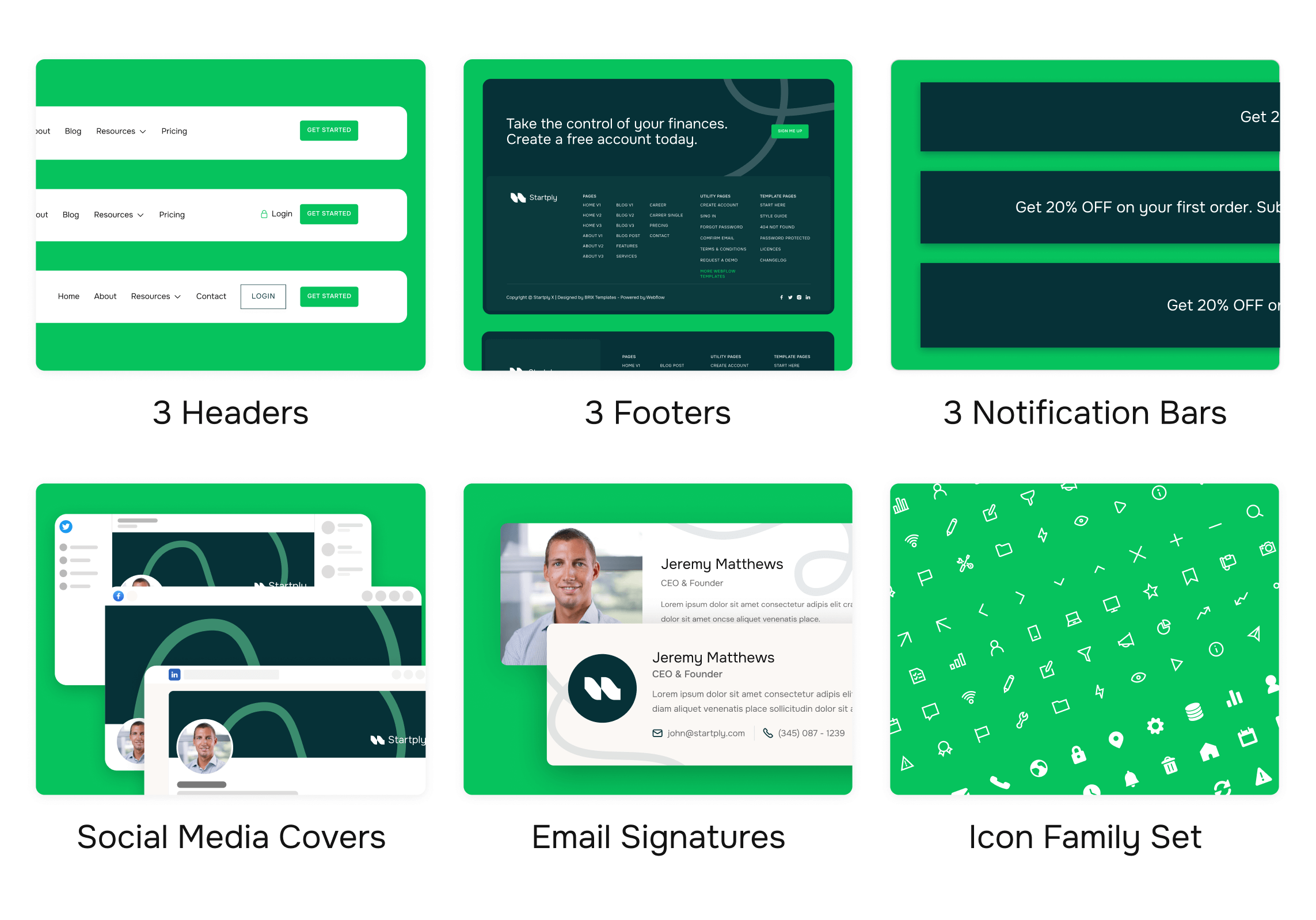 Startply X | Modern Startup Webflow Template Benefits