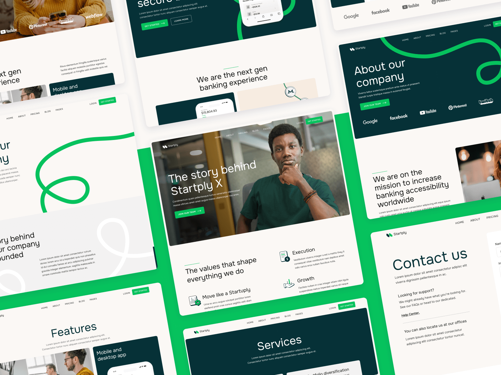 Plantilla de Empresa de Tecnología para Webflow