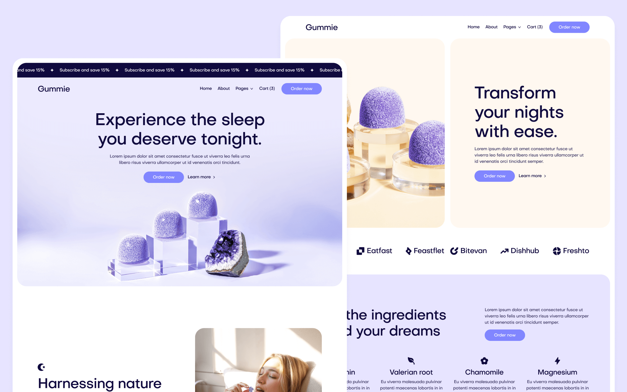 Gummie Template para Webflow