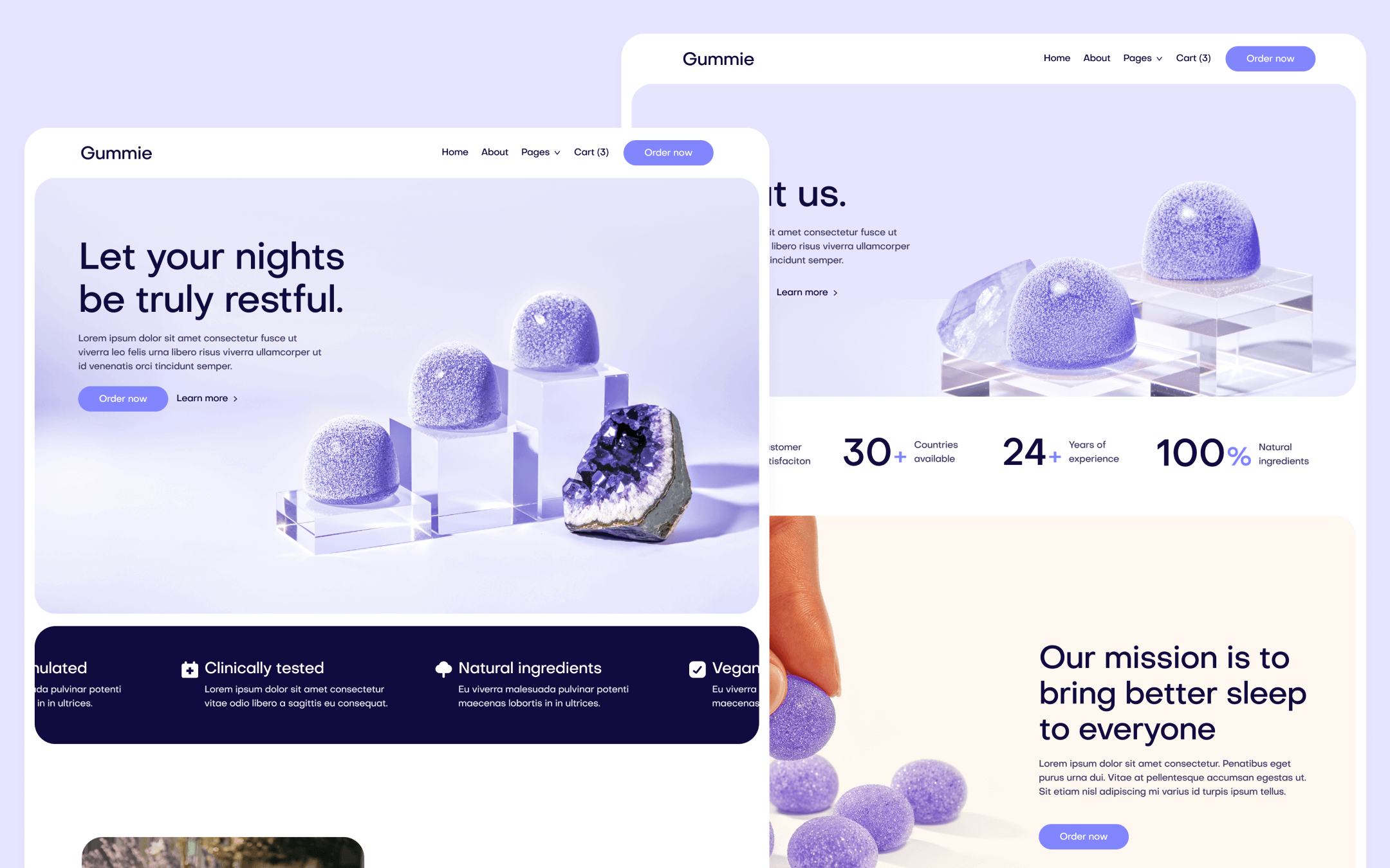 Gummie Template para Webflow