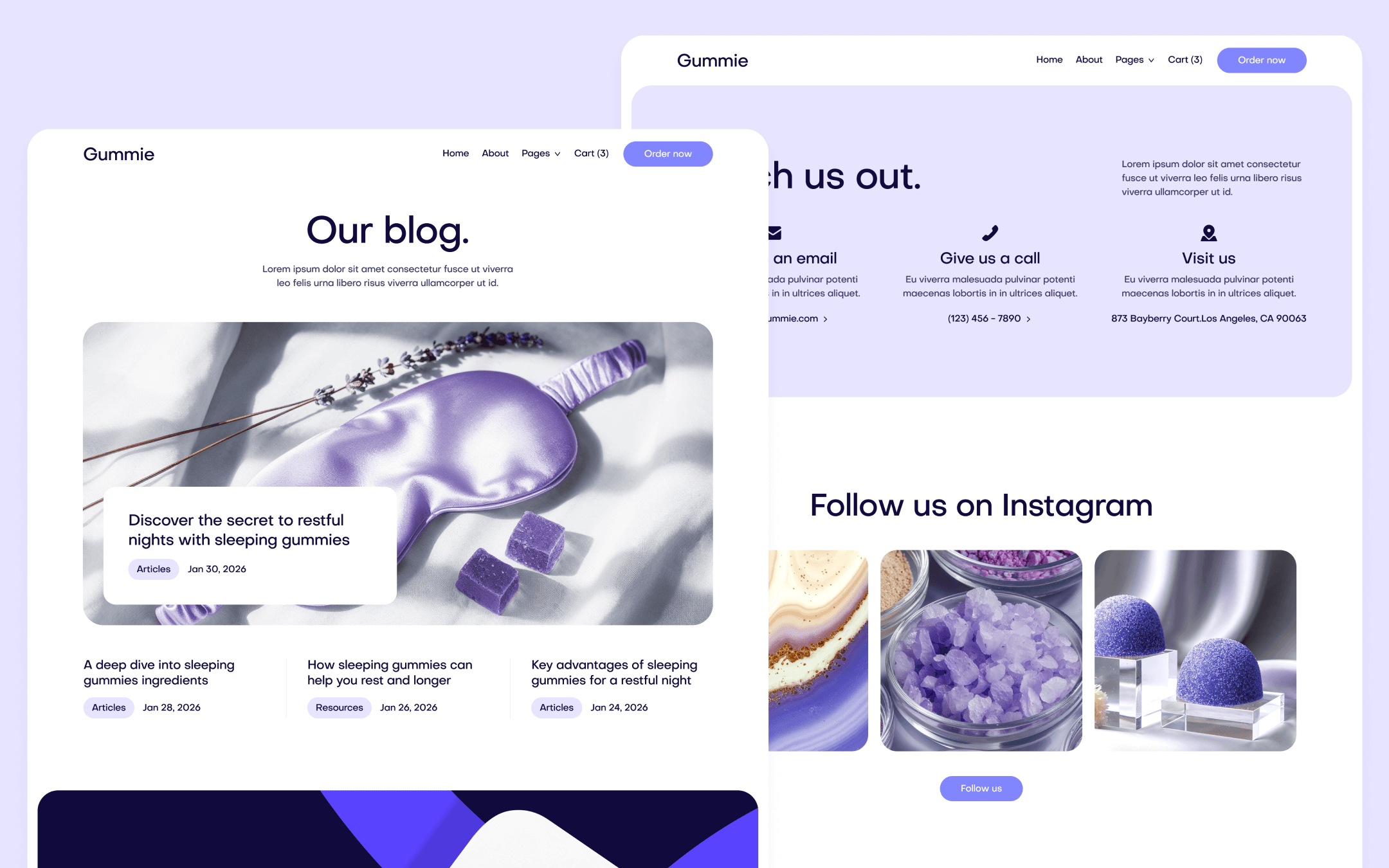 Gummie Template para Webflow