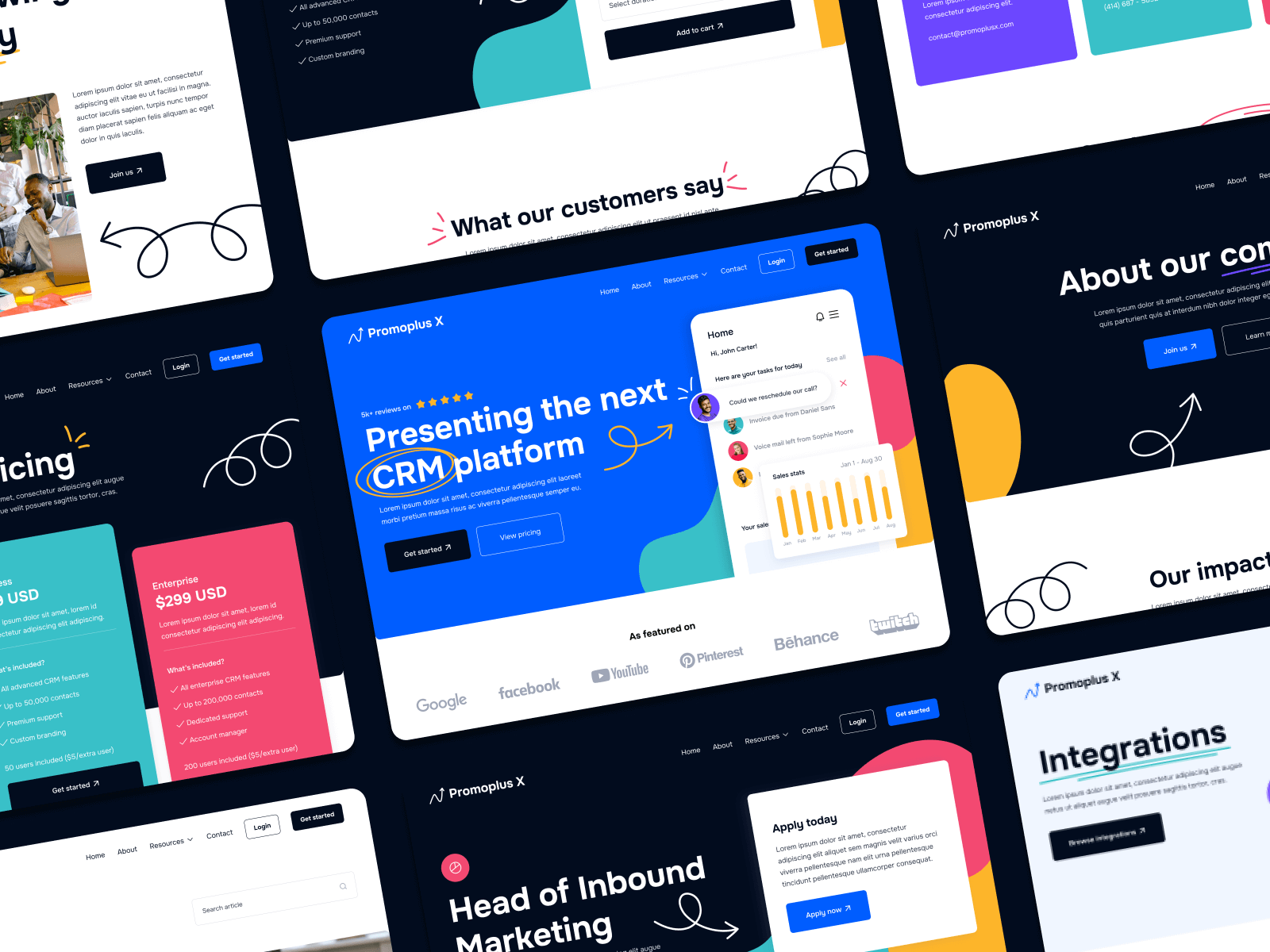 Plantilla para Webflow de Tech