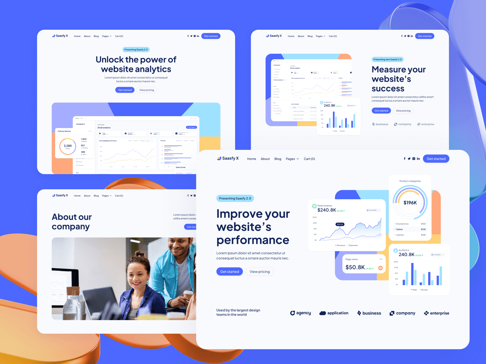 Plantilla de Tecnología para Sitio Web en Webflow