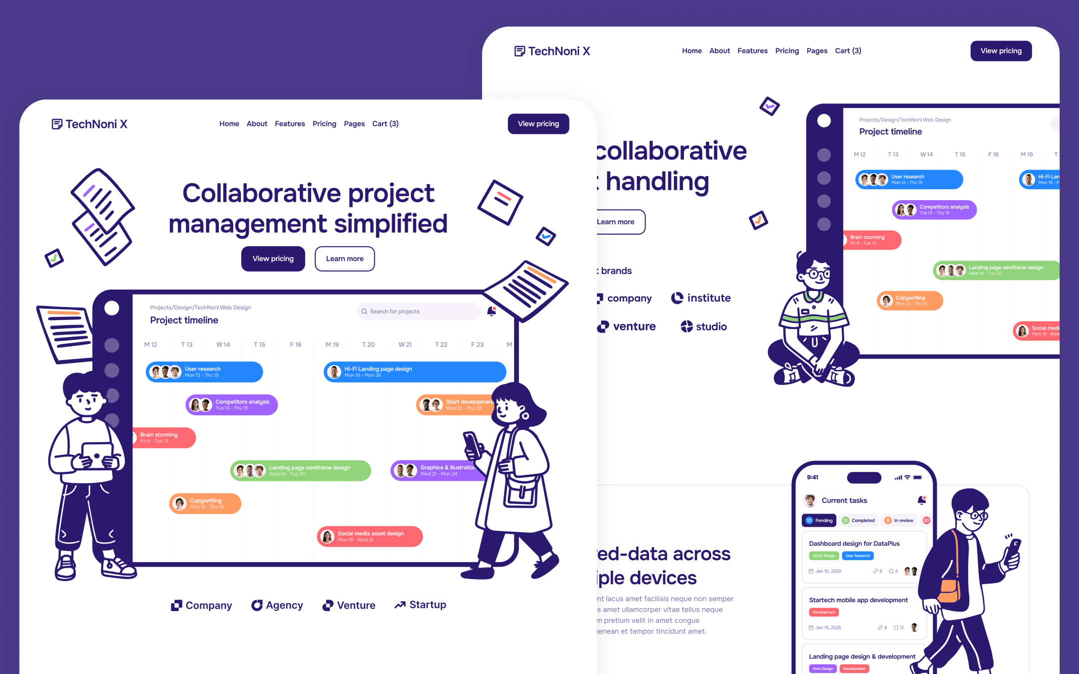 TechNoni X Template para Webflow