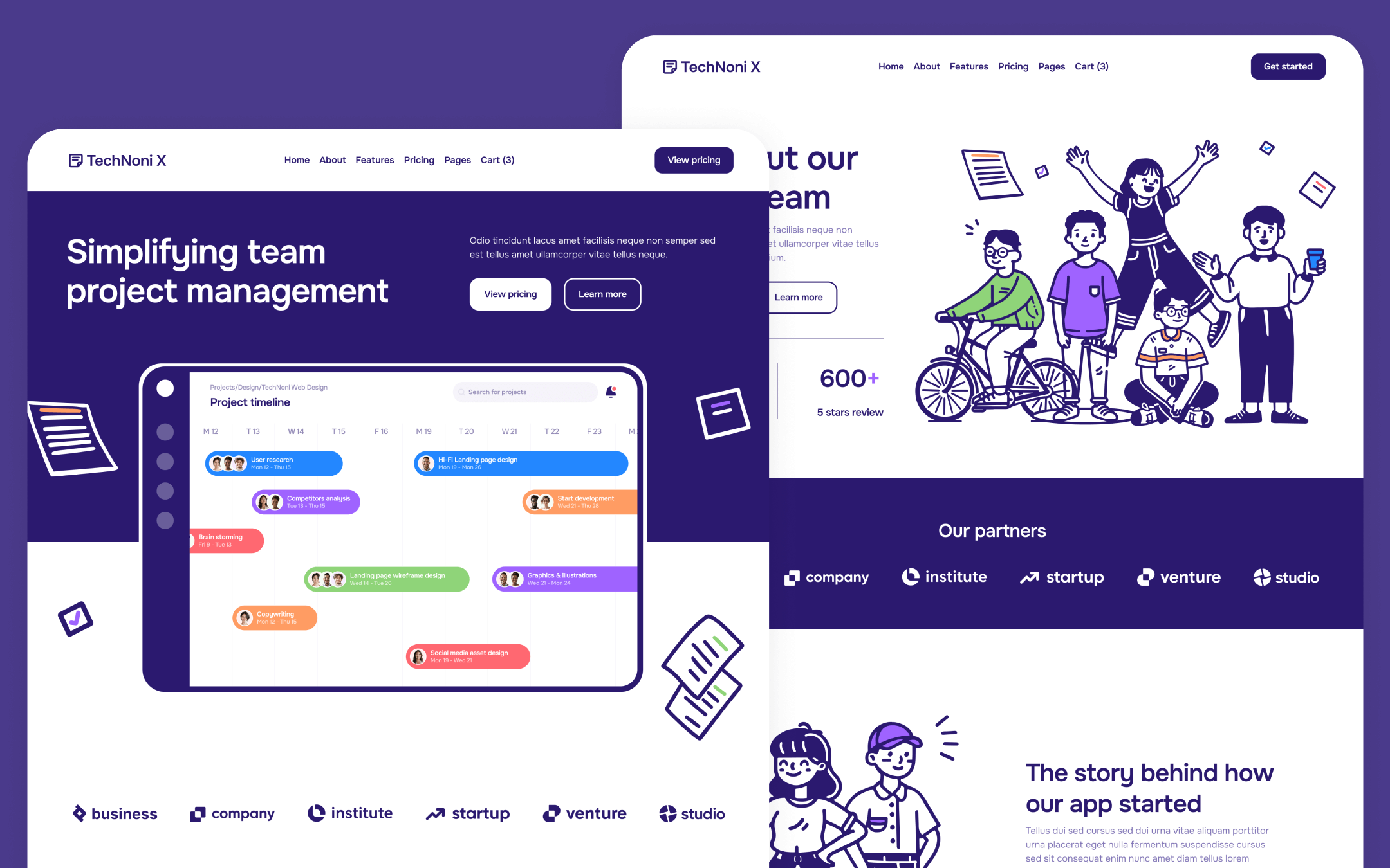TechNoni X Template para Webflow