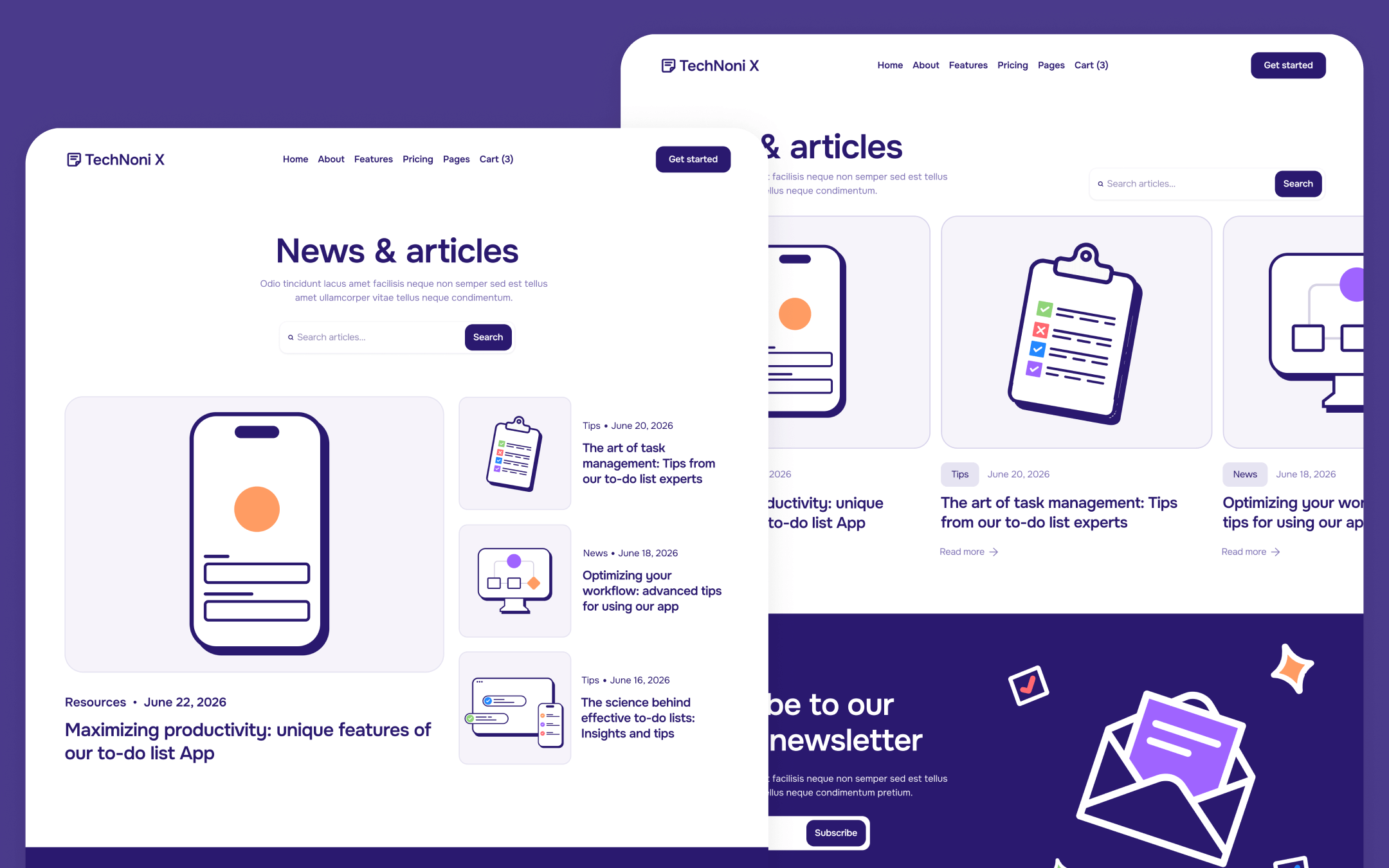 TechNoni X Template para Webflow