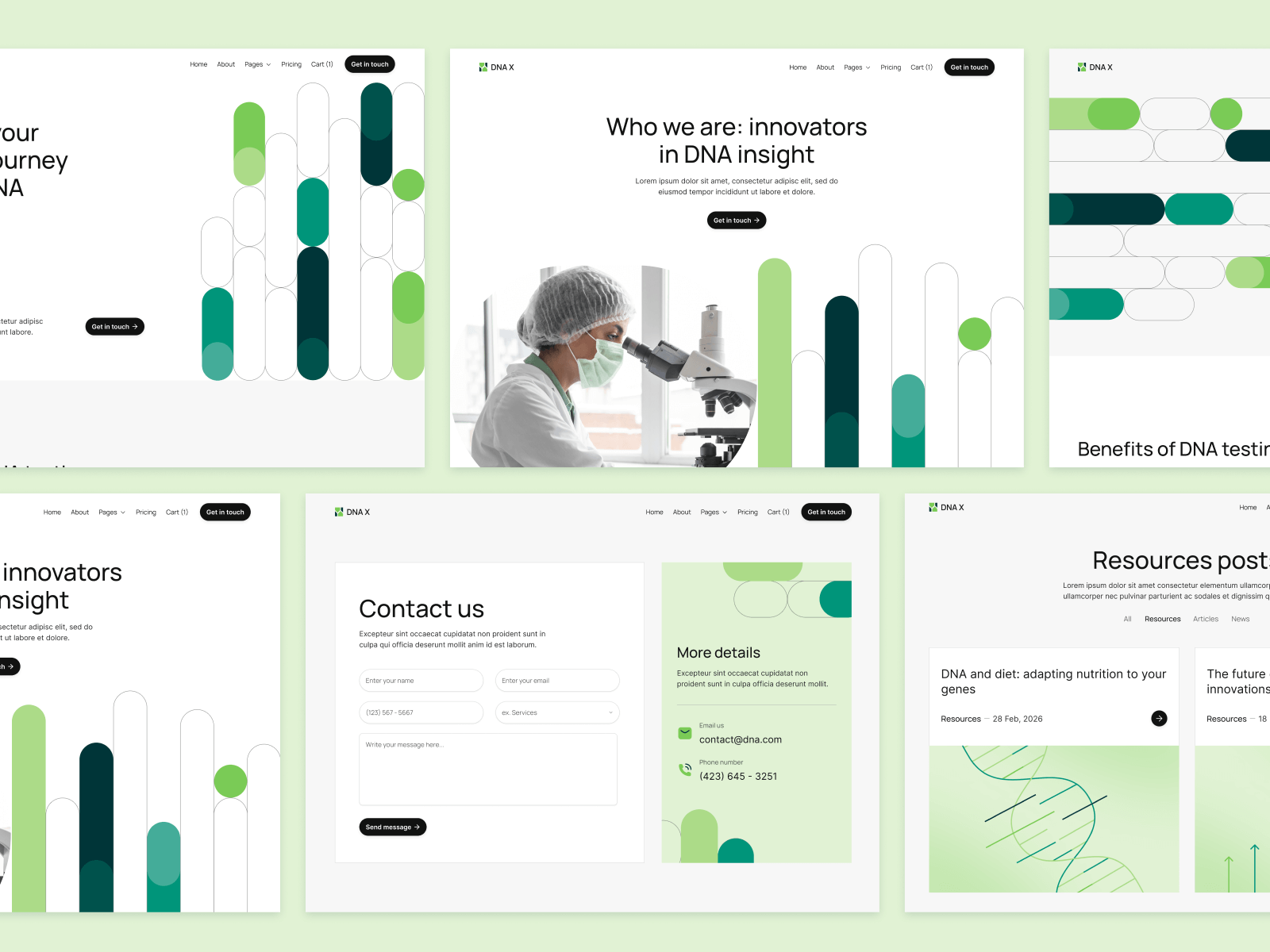 Plantilla de Tecnología Sanitaria para Sitio Web en Webflow