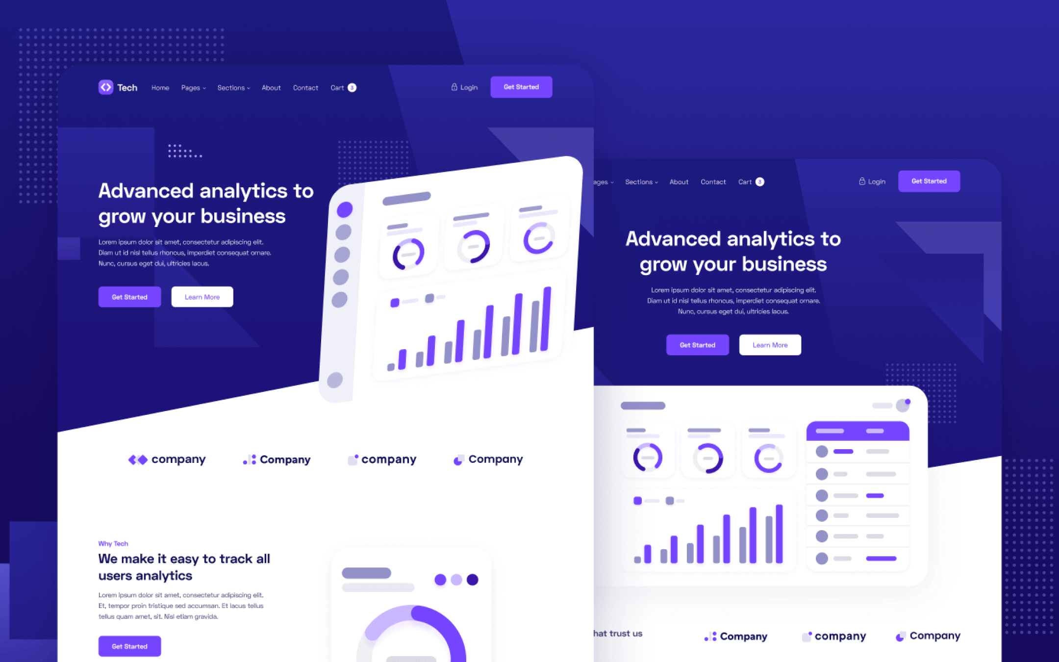 Plantilla de Tecnología para Webflow