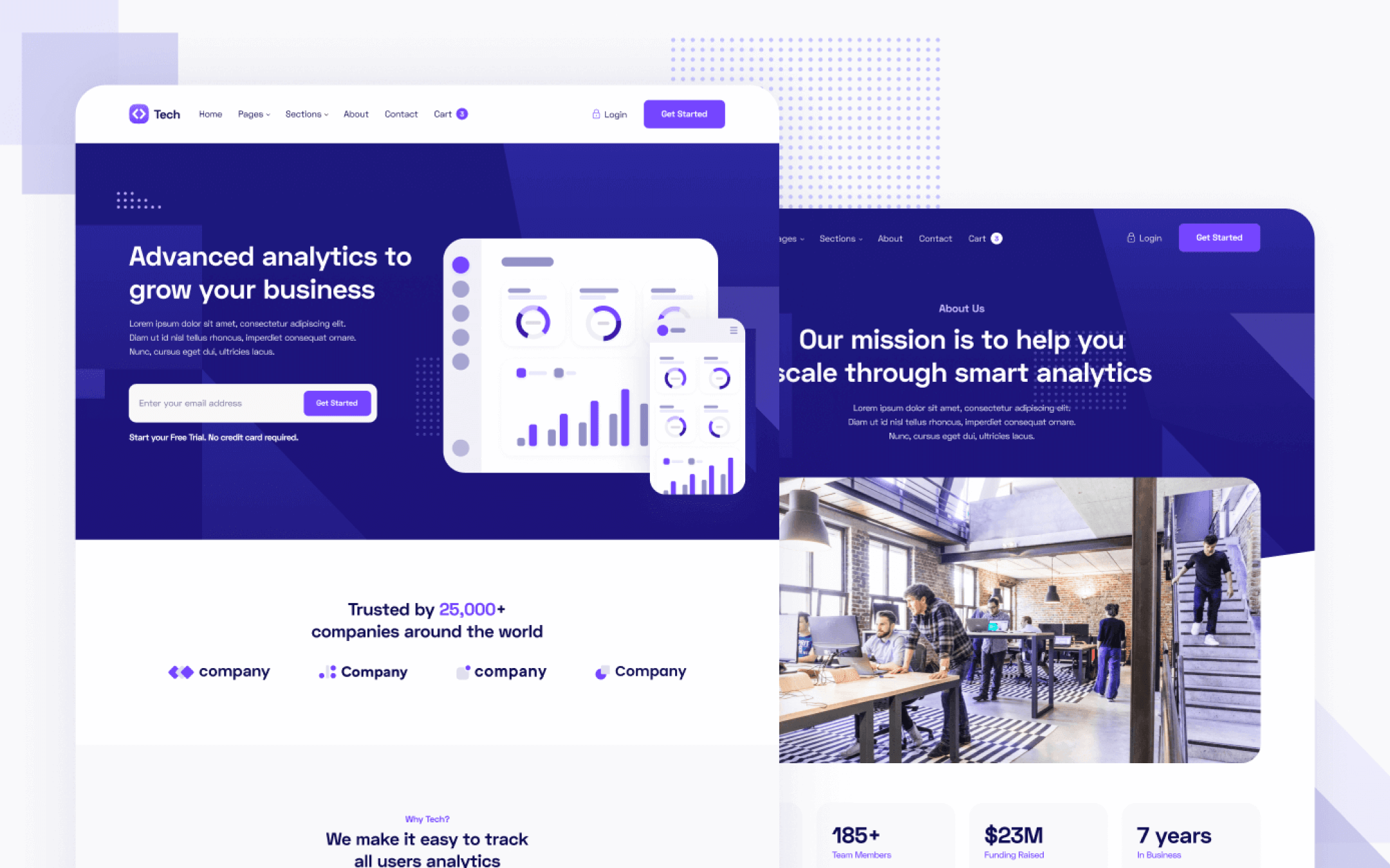 Tech Template para Webflow