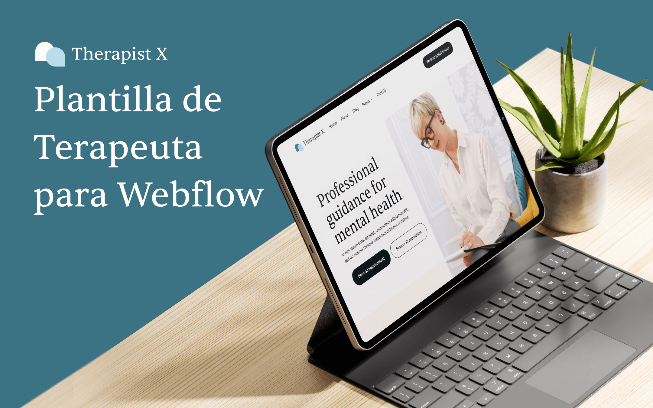 Plantilla de Terapeuta para Webflow
