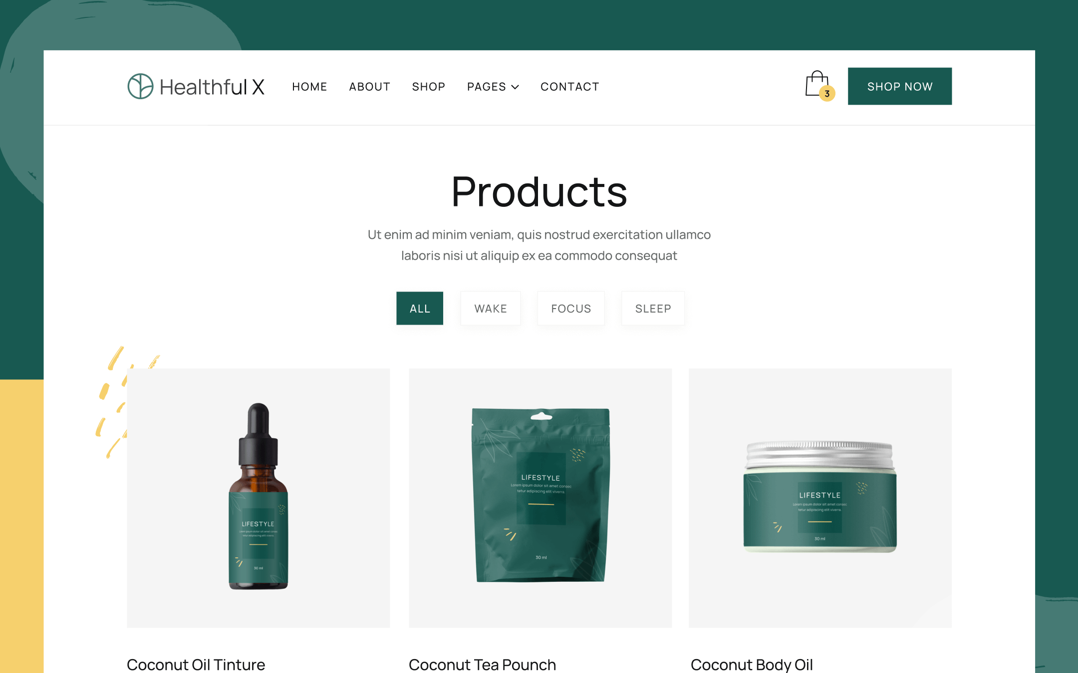 Healthful X Template para Webflow