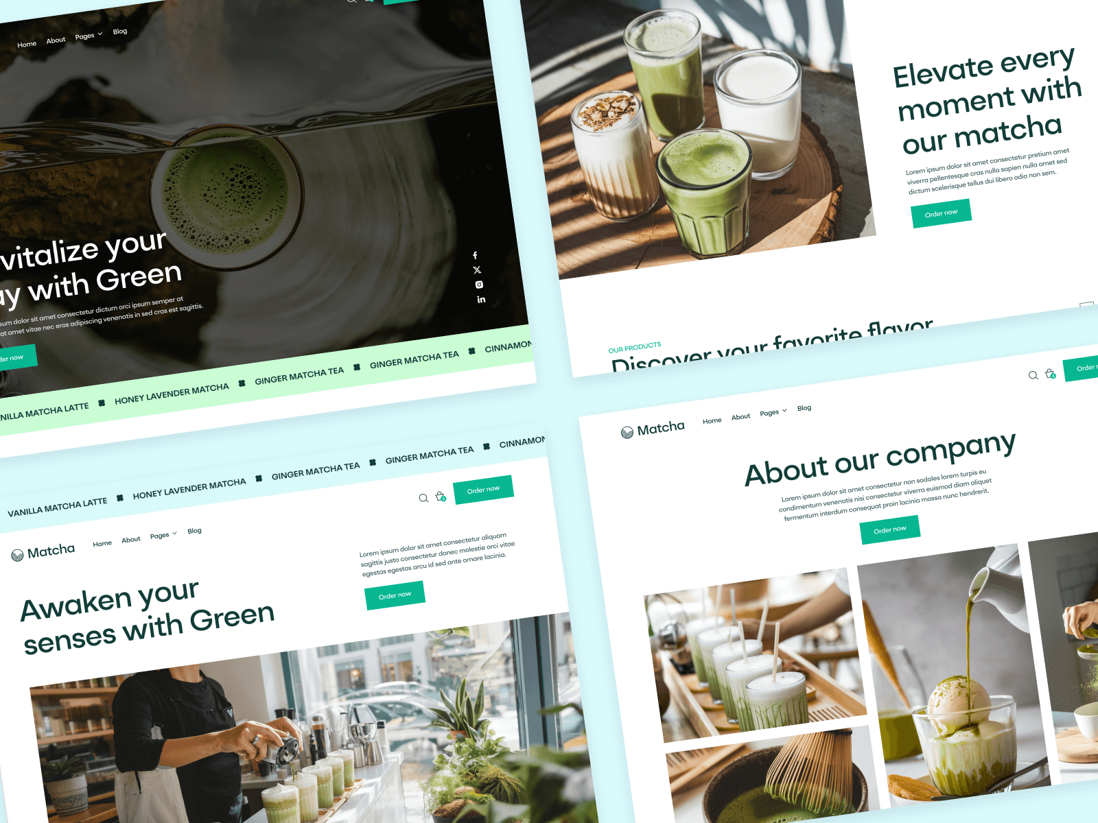 Plantilla para Webflow de Tienda de Té