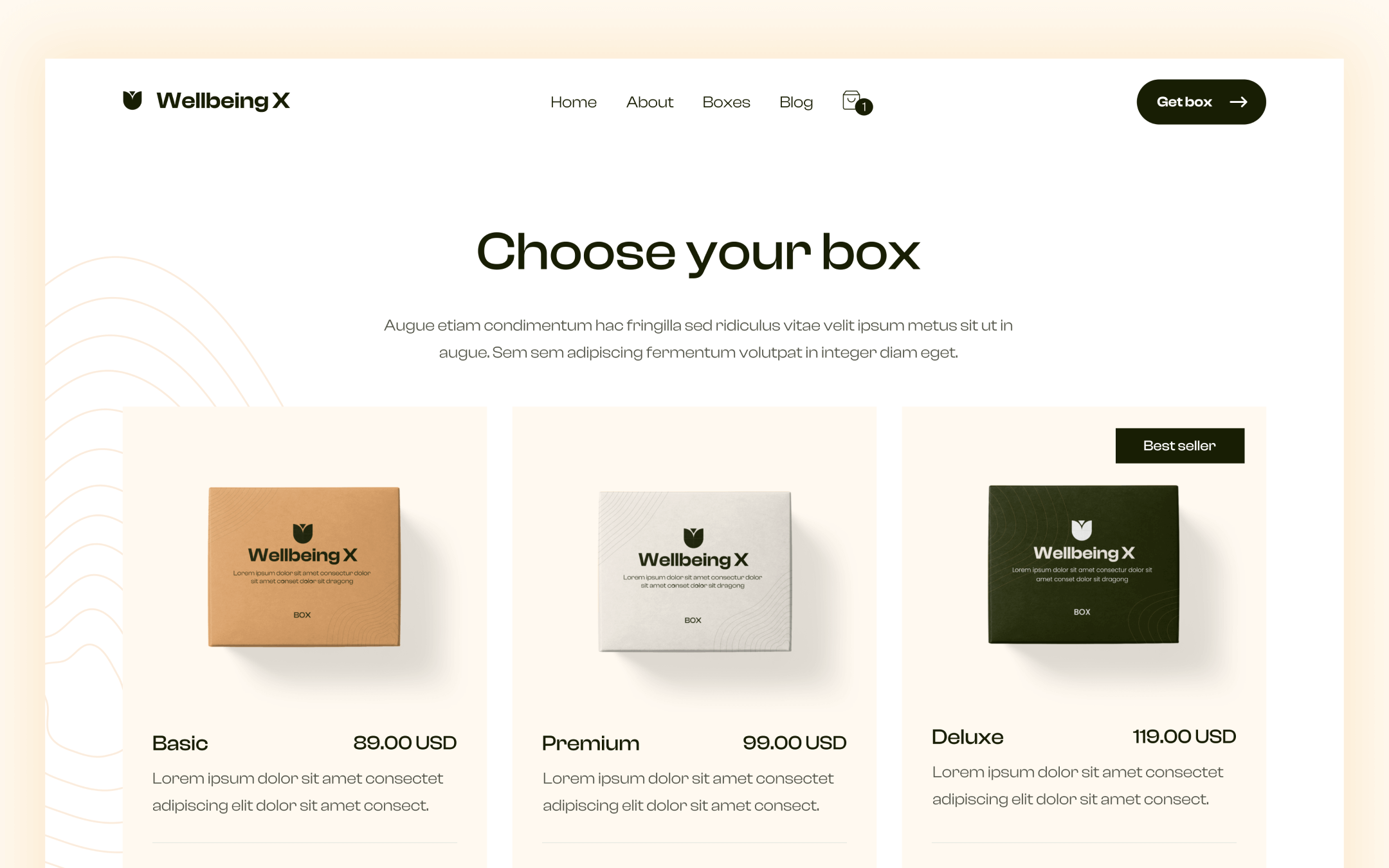 Wellbeing X Template para Webflow