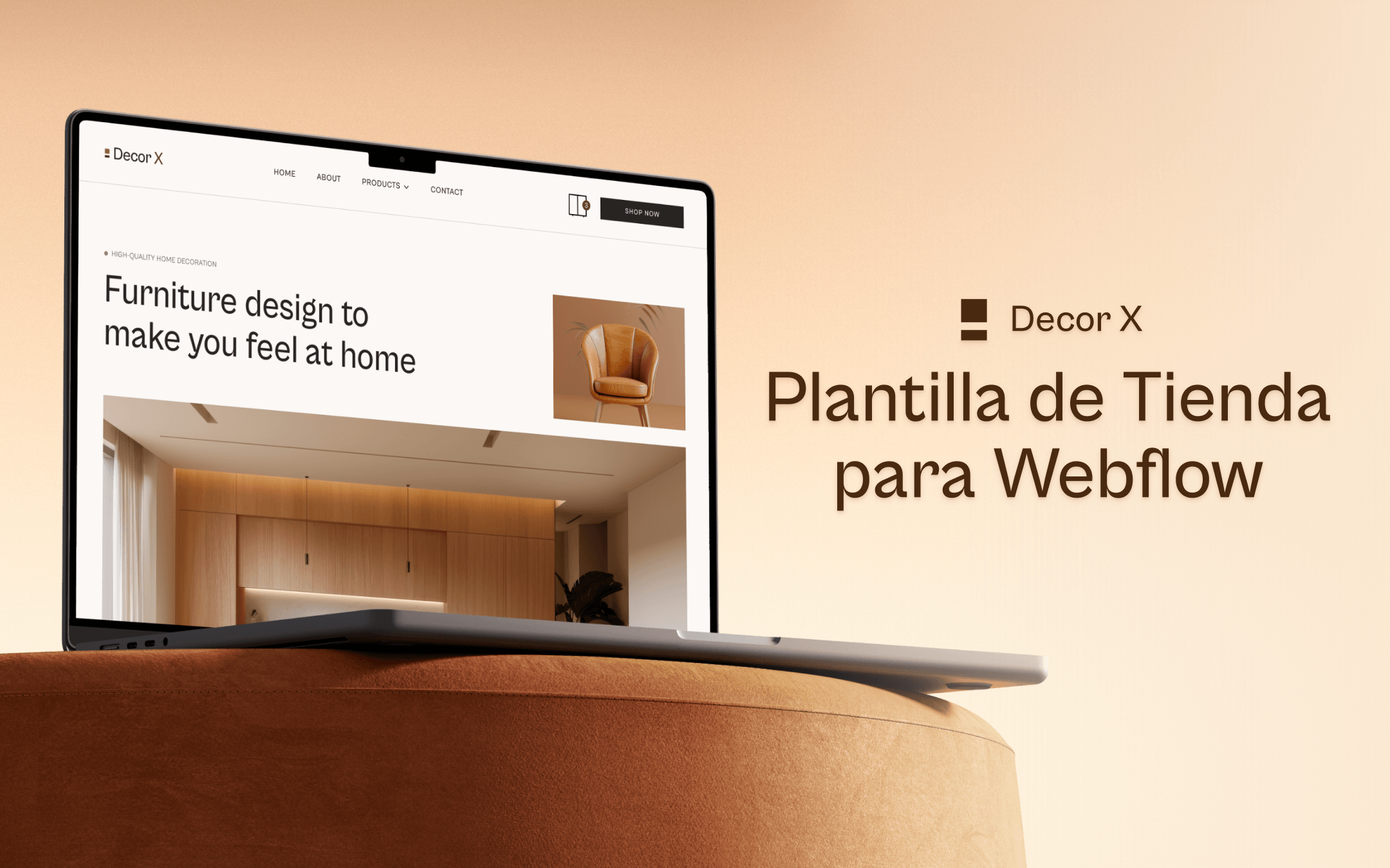 Plantilla de Tienda para Webflow