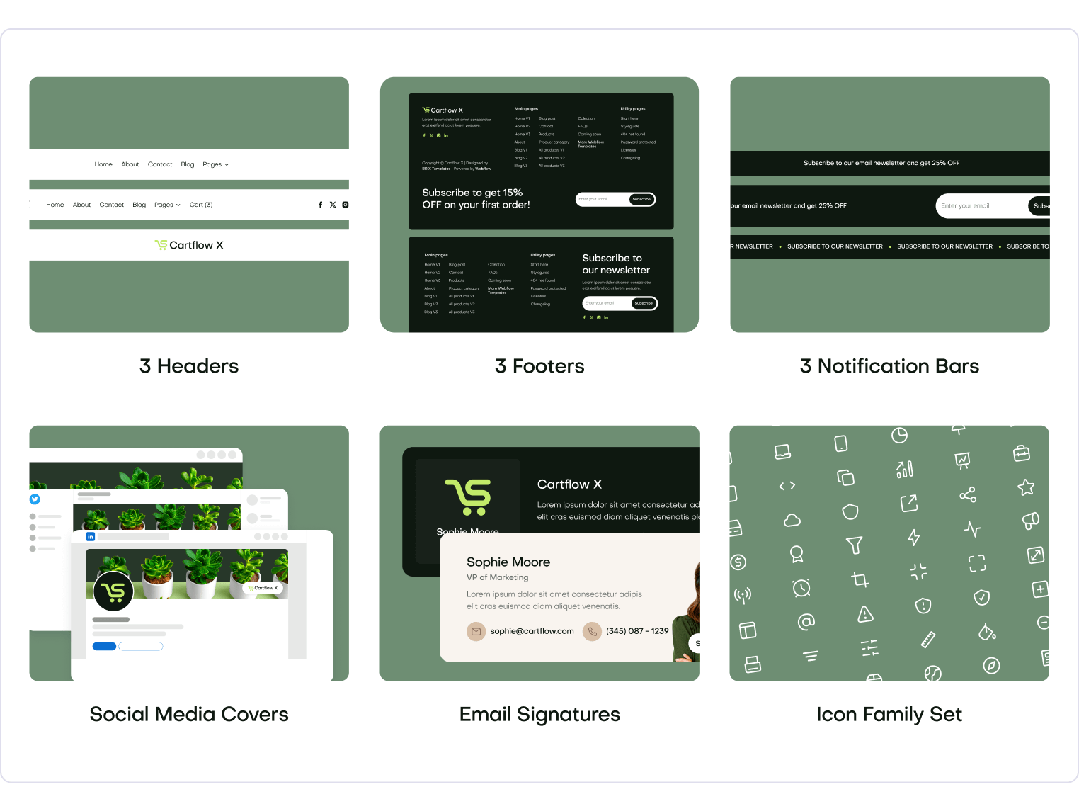 Cartflow X - Ecommerce Store Webflow Template Benefits