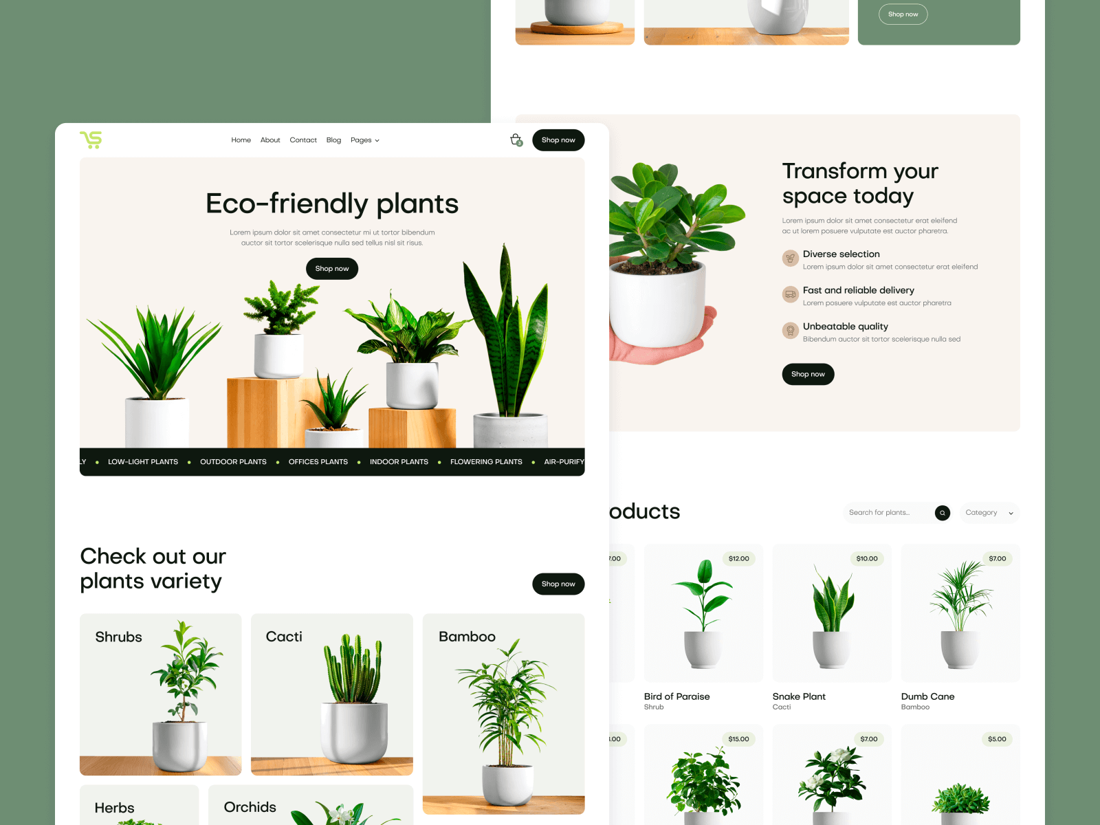 Template de Tienda en Línea para Webflow