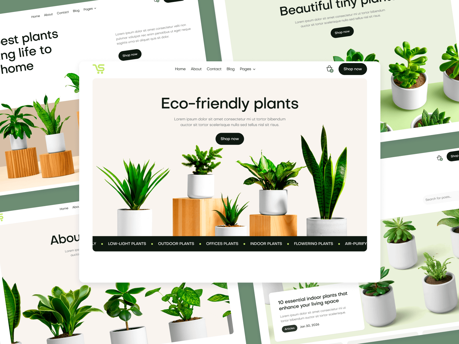 Plantilla de Tienda en Línea para Sitio Web en Webflow