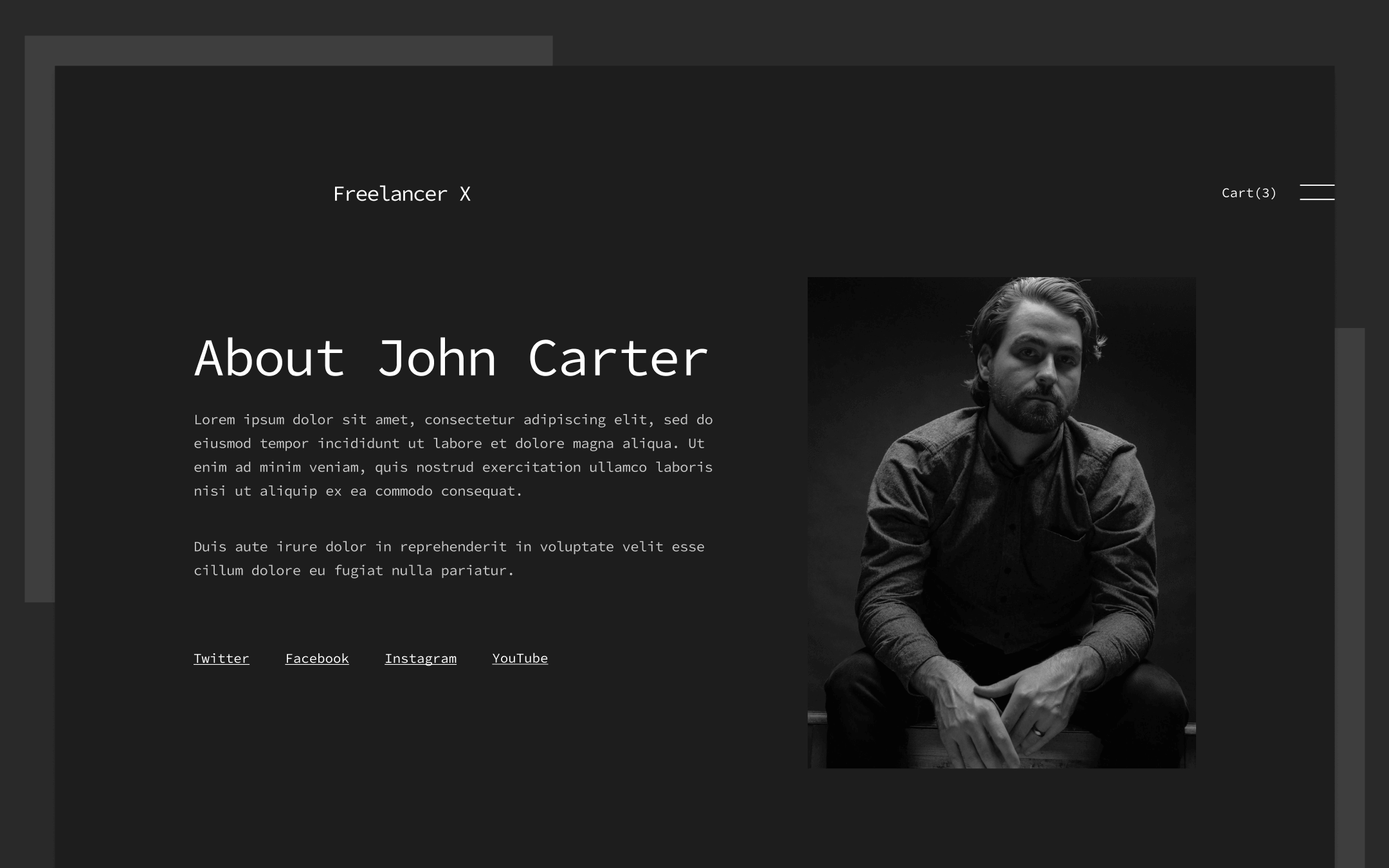 Freelancer X Template para Webflow
