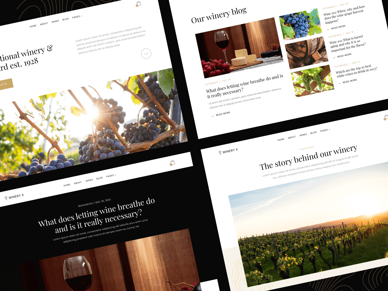 Plantilla de Tienda de Vinos para Webflow