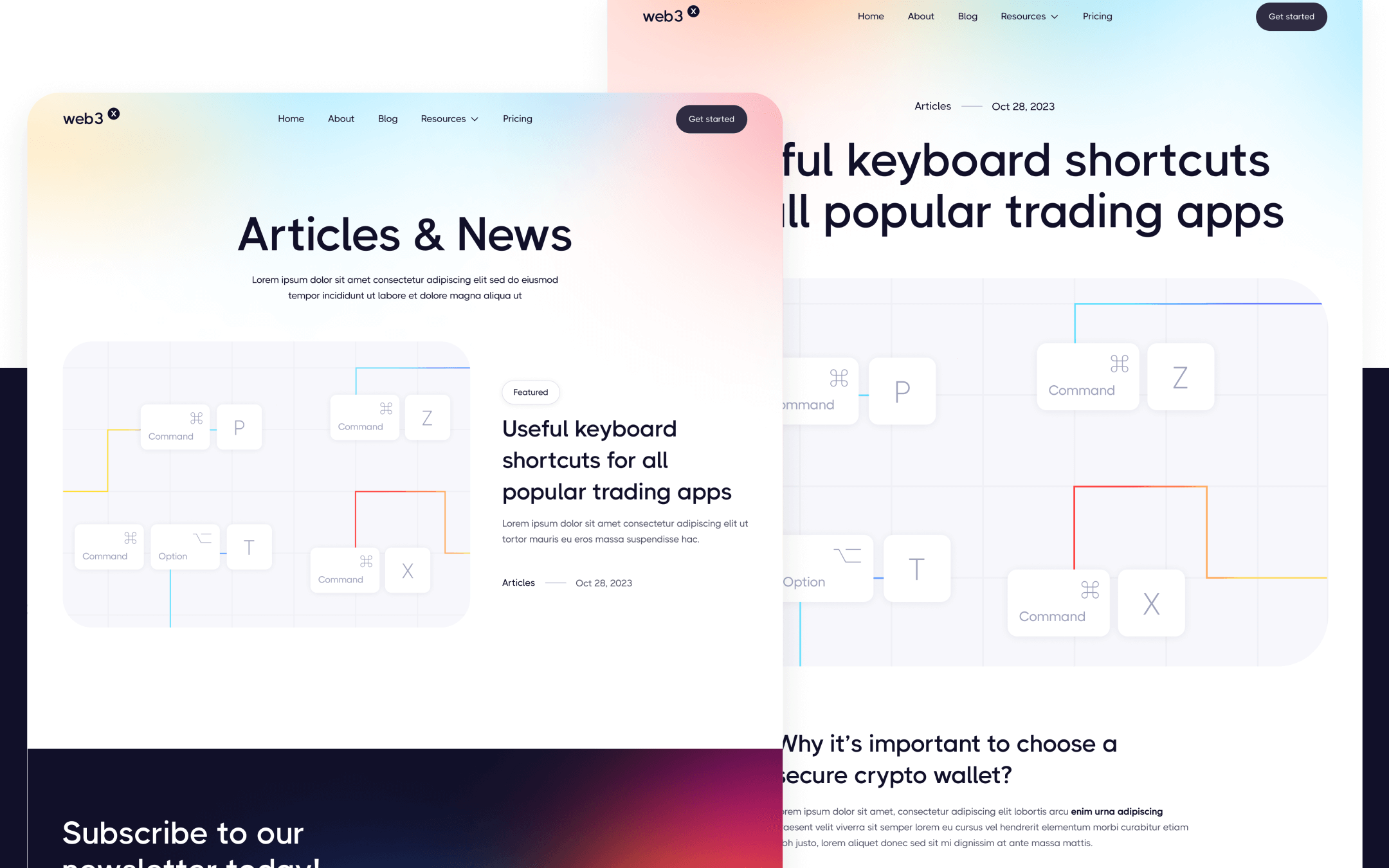 Web3 X Template para Webflow