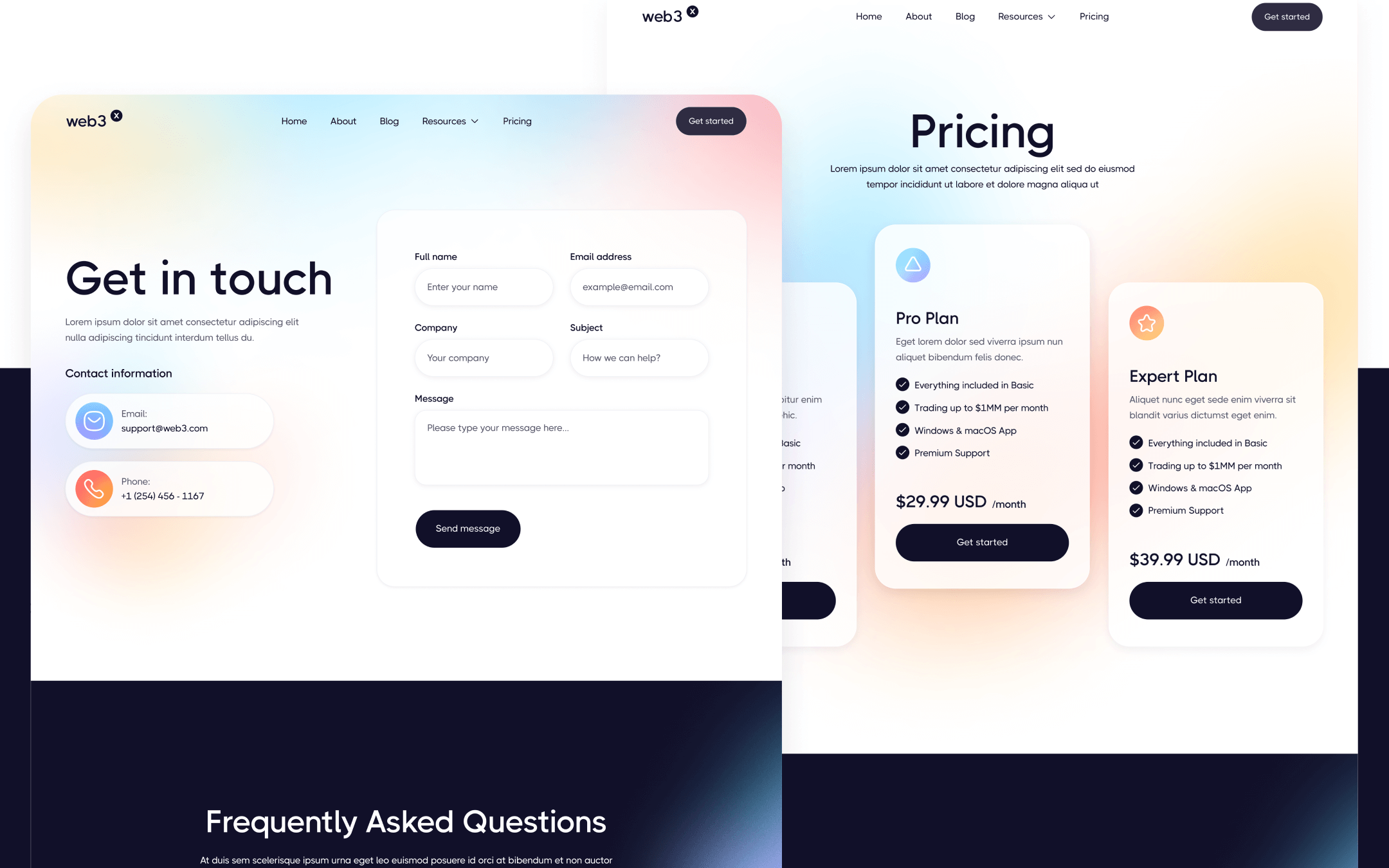 Web3 X Template para Webflow