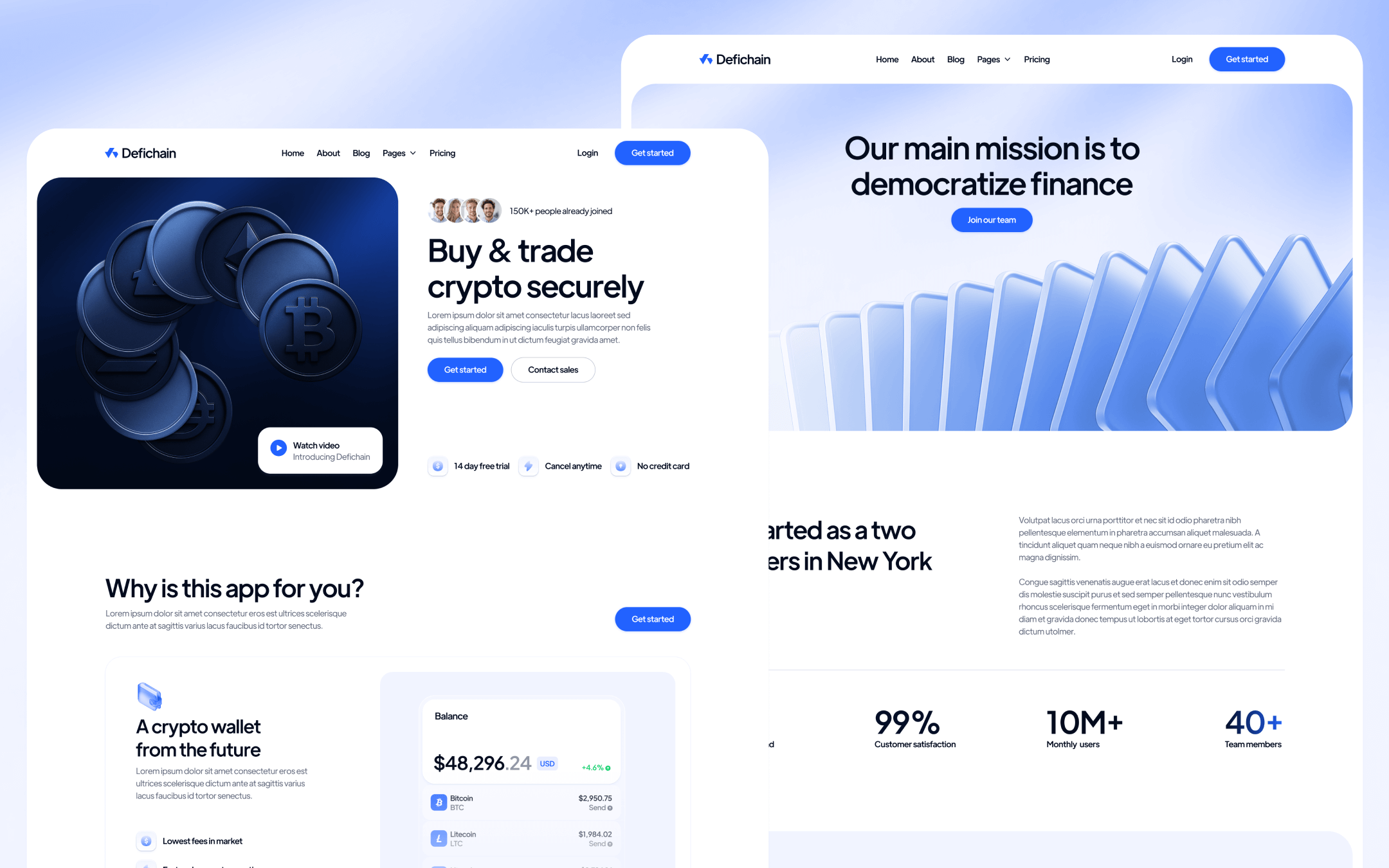 Defichain Template para Webflow