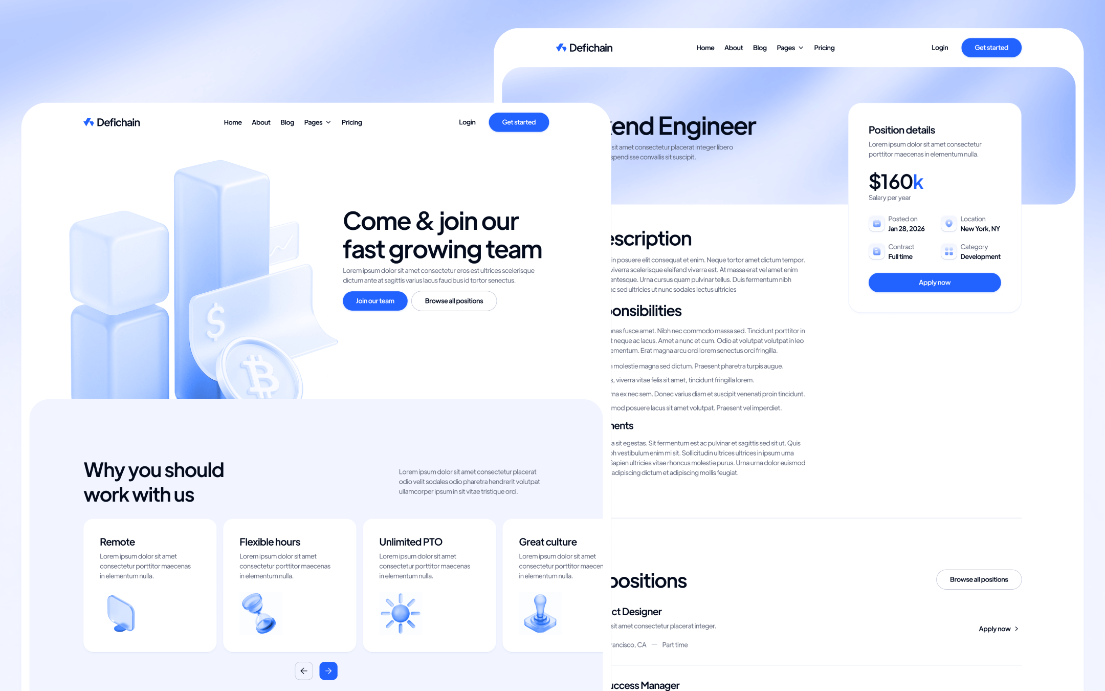 Defichain Template para Webflow