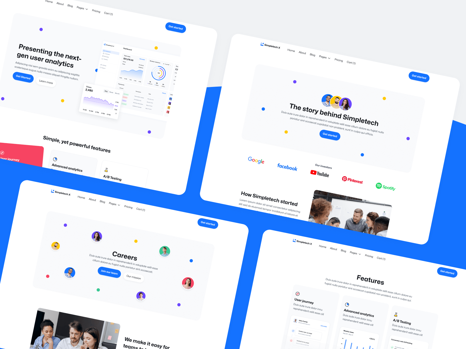 Plantilla para Webflow de Software como Servicio