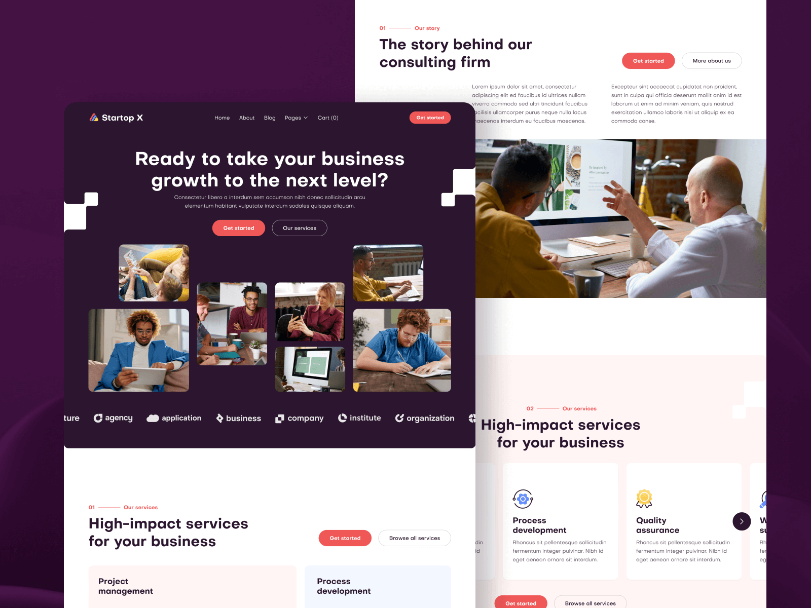 Template de Emprendedor para Webflow