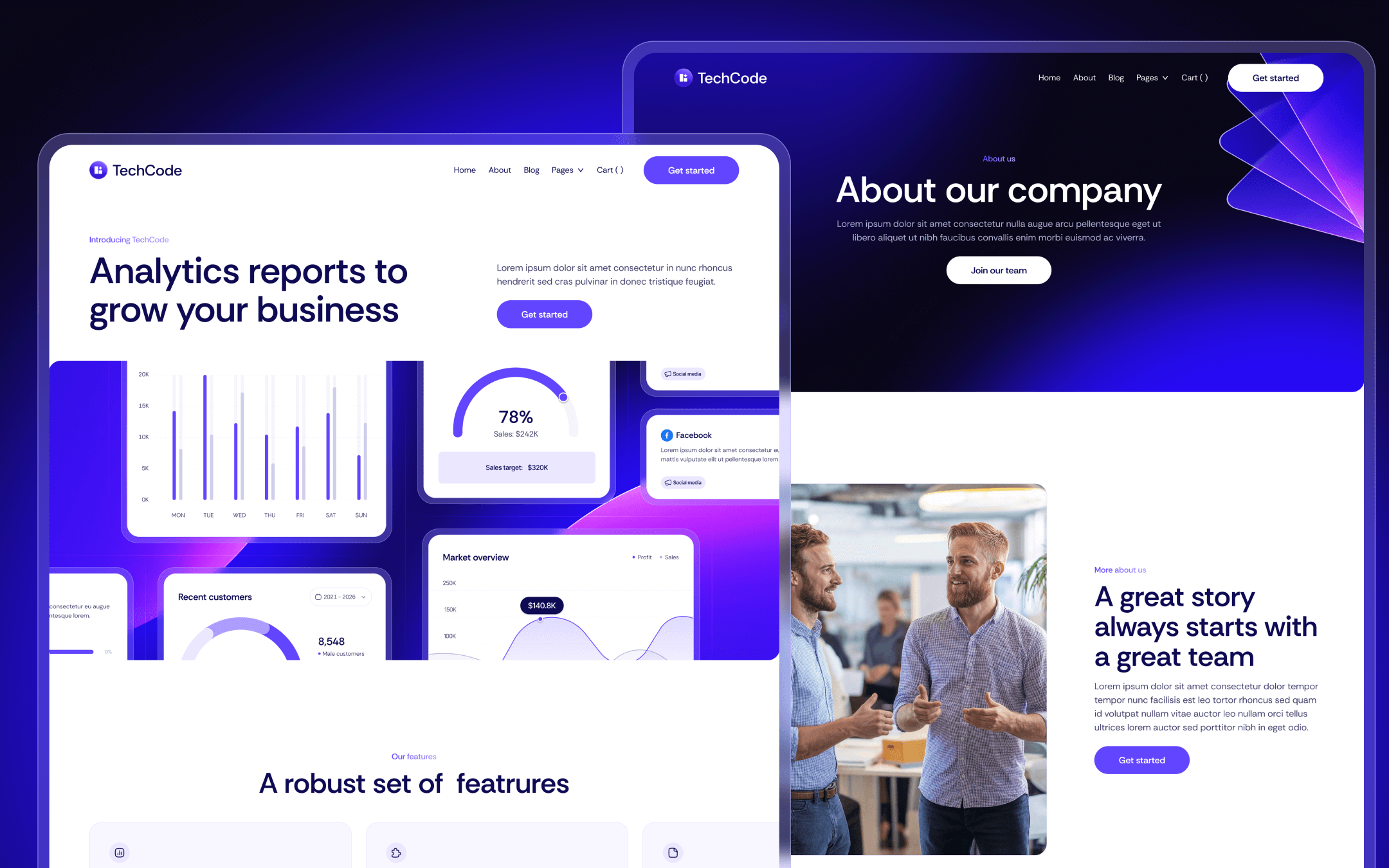 TechCode Template para Webflow