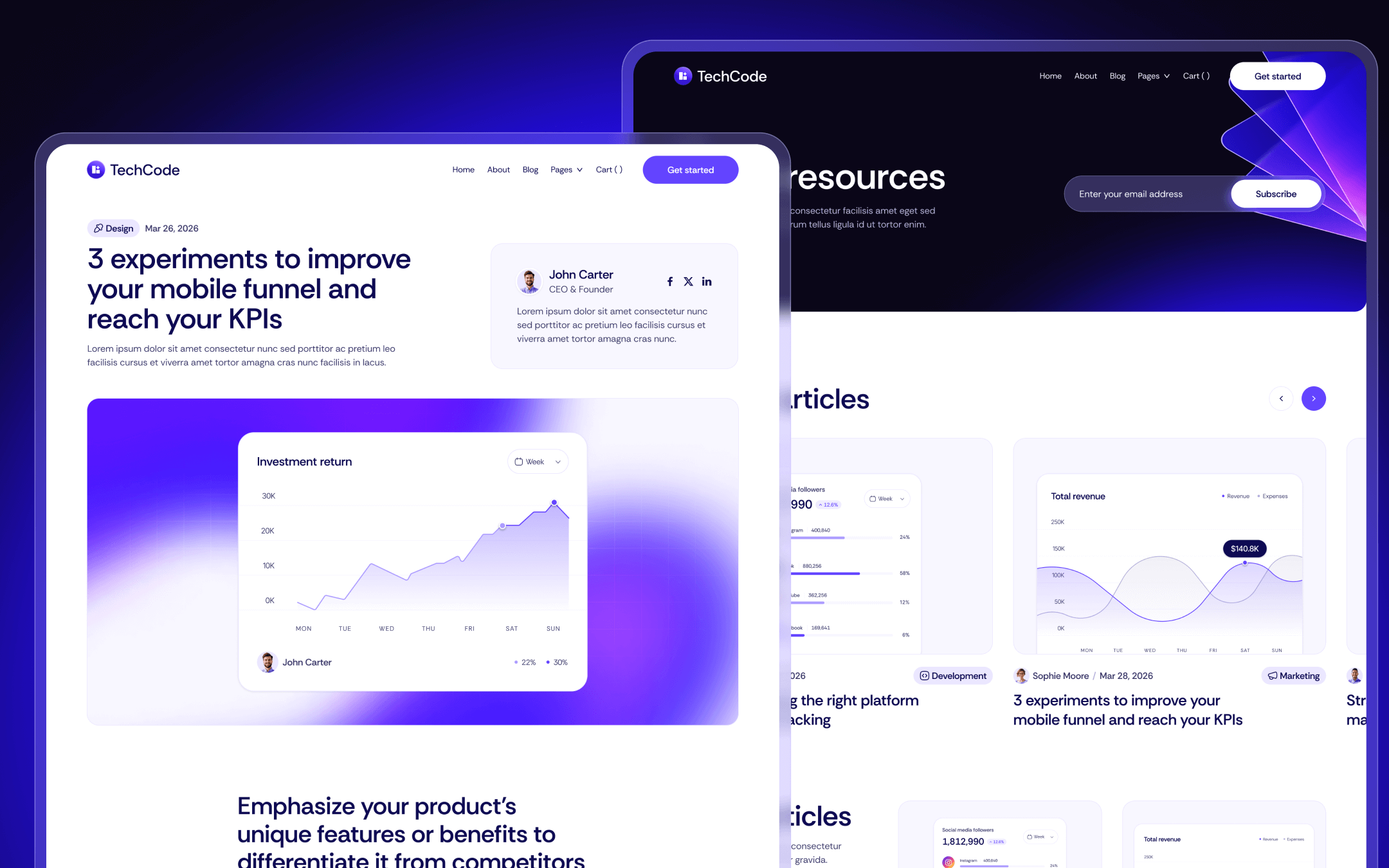TechCode Template para Webflow
